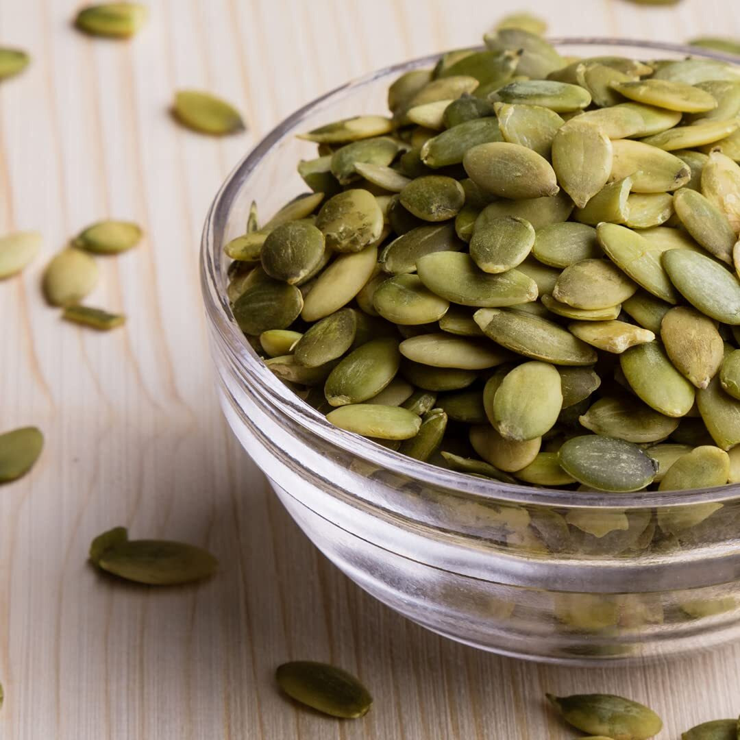 Lark Ellen Farm Sprouted Organic Pumpkin Seeds, Unsalted Raw Pumpkin Seeds Organic, Pepitas, Vegan, Non Gmo, Gluten Free, Paleo, And Keto Friendly (14 Oz, 3 Pack)