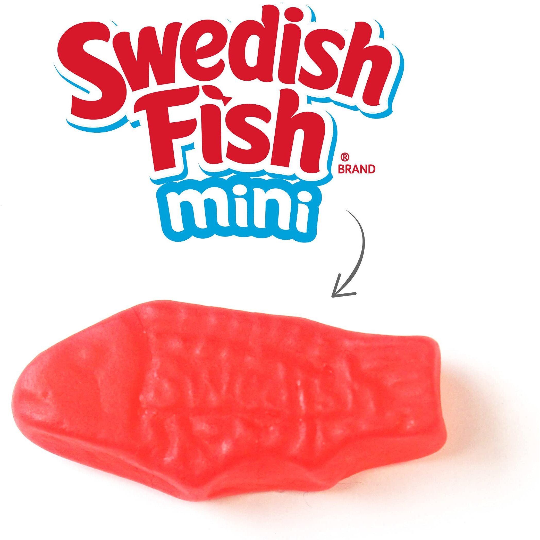 Swedish Fish Mini Candy, Original Flavor, 1 Party Size Bag (2 Lb 12.8 Oz.)