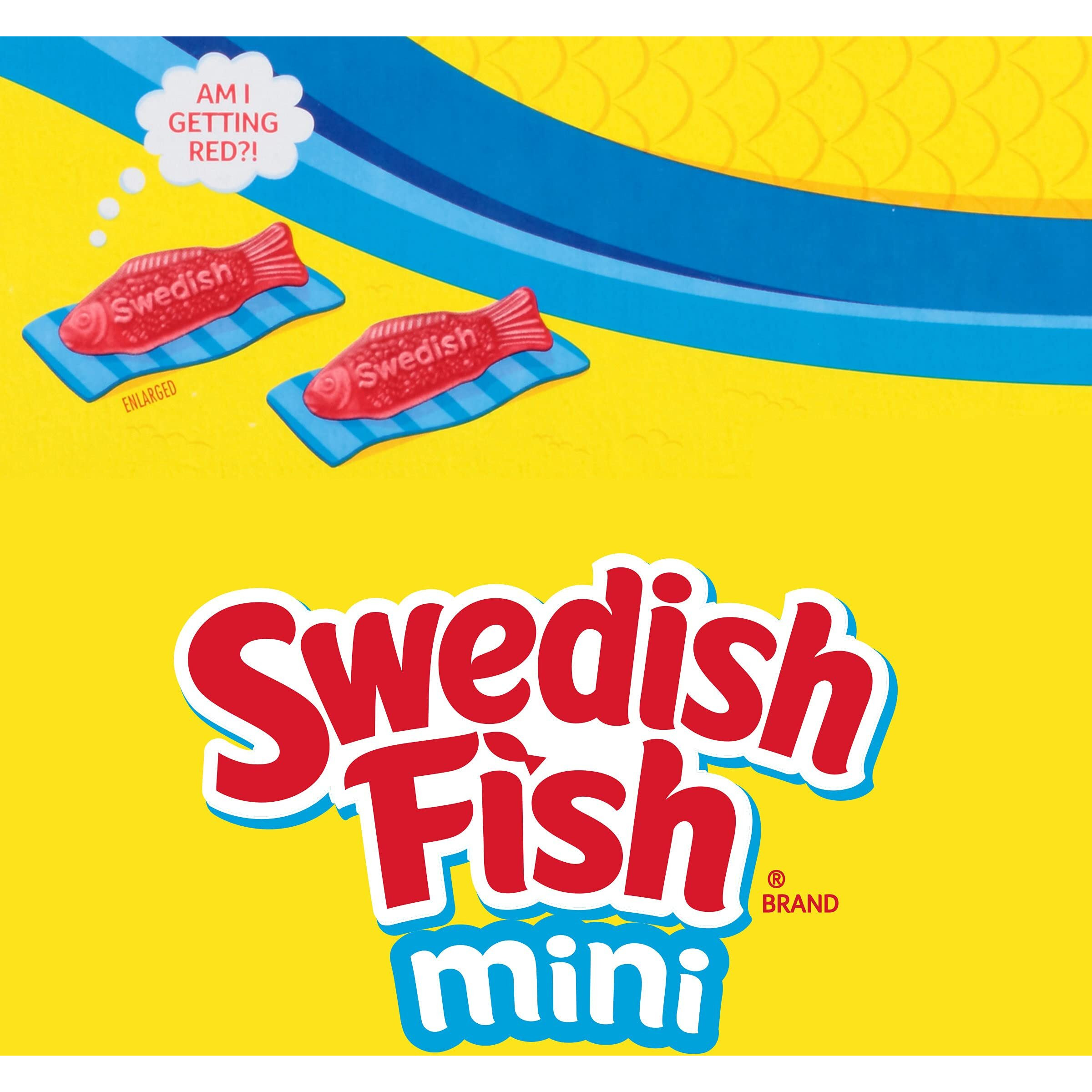 Swedish Fish Mini Candy, Original Flavor, 1 Party Size Bag (2 Lb 12.8 Oz.)