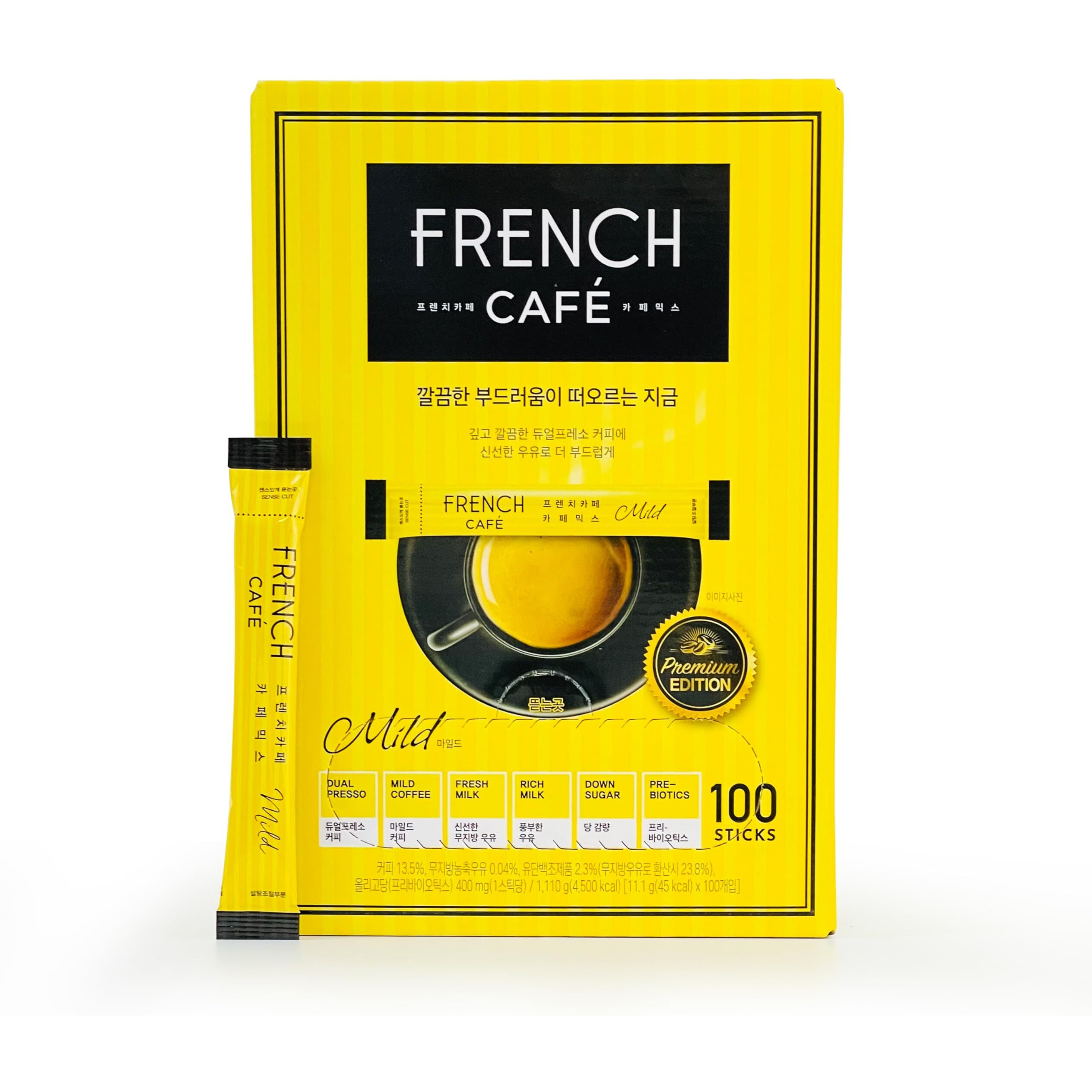 Namyang French Cafe Instant Coffee Mix 1 Gift Pack (100 Sticks) 1,160G