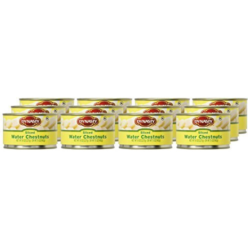 Dynasty Canned Sliced Water Chestnuts, 8 Ounce (Pack Of 12)