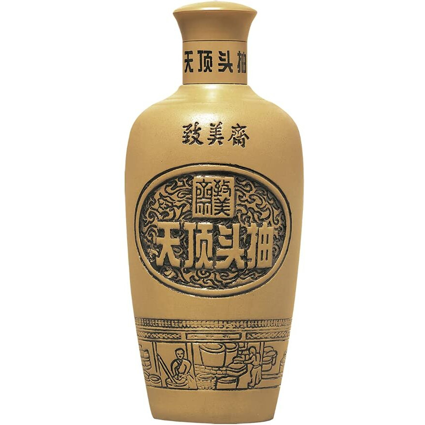 Jammy Chai Superior First Press Non-Gmo Soy Sauce - Time-Honored Brand Since 1608, Double-Fermented Craft Brewing Technique, Artisan Purple Sand Bottle - 16.9 Oz (500Ml)