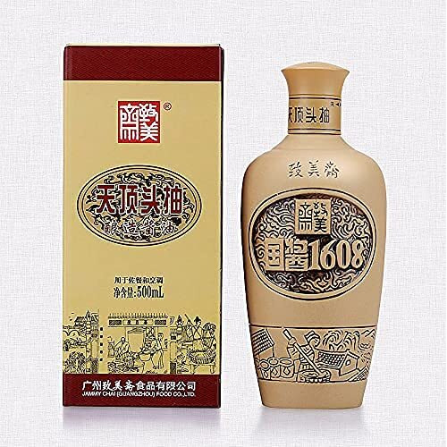 Jammy Chai Superior First Press Non-Gmo Soy Sauce - Time-Honored Brand Since 1608, Double-Fermented Craft Brewing Technique, Artisan Purple Sand Bottle - 16.9 Oz (500Ml)