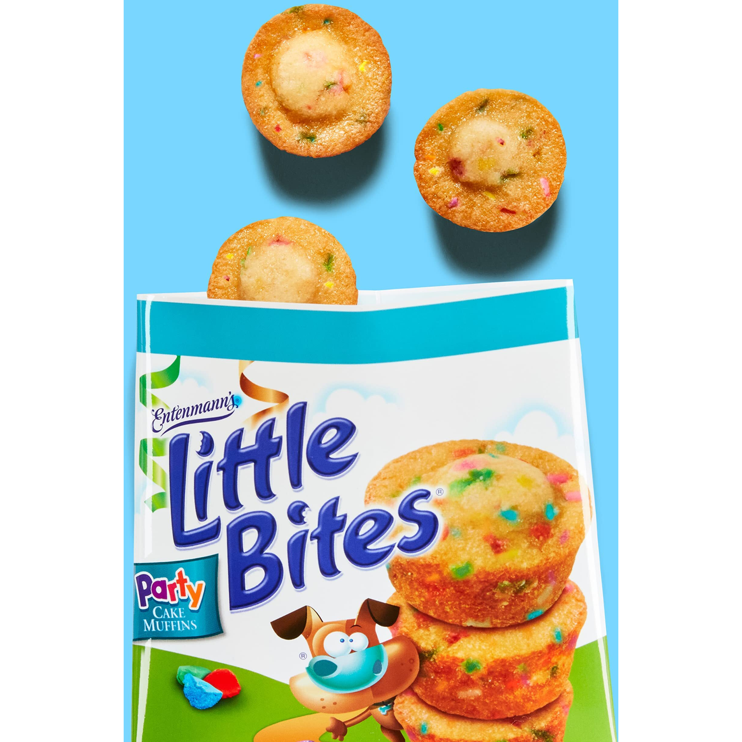 Entenmann's Little Bites Party Cake Mini Muffins 4 Pack (80 Pouches Total)