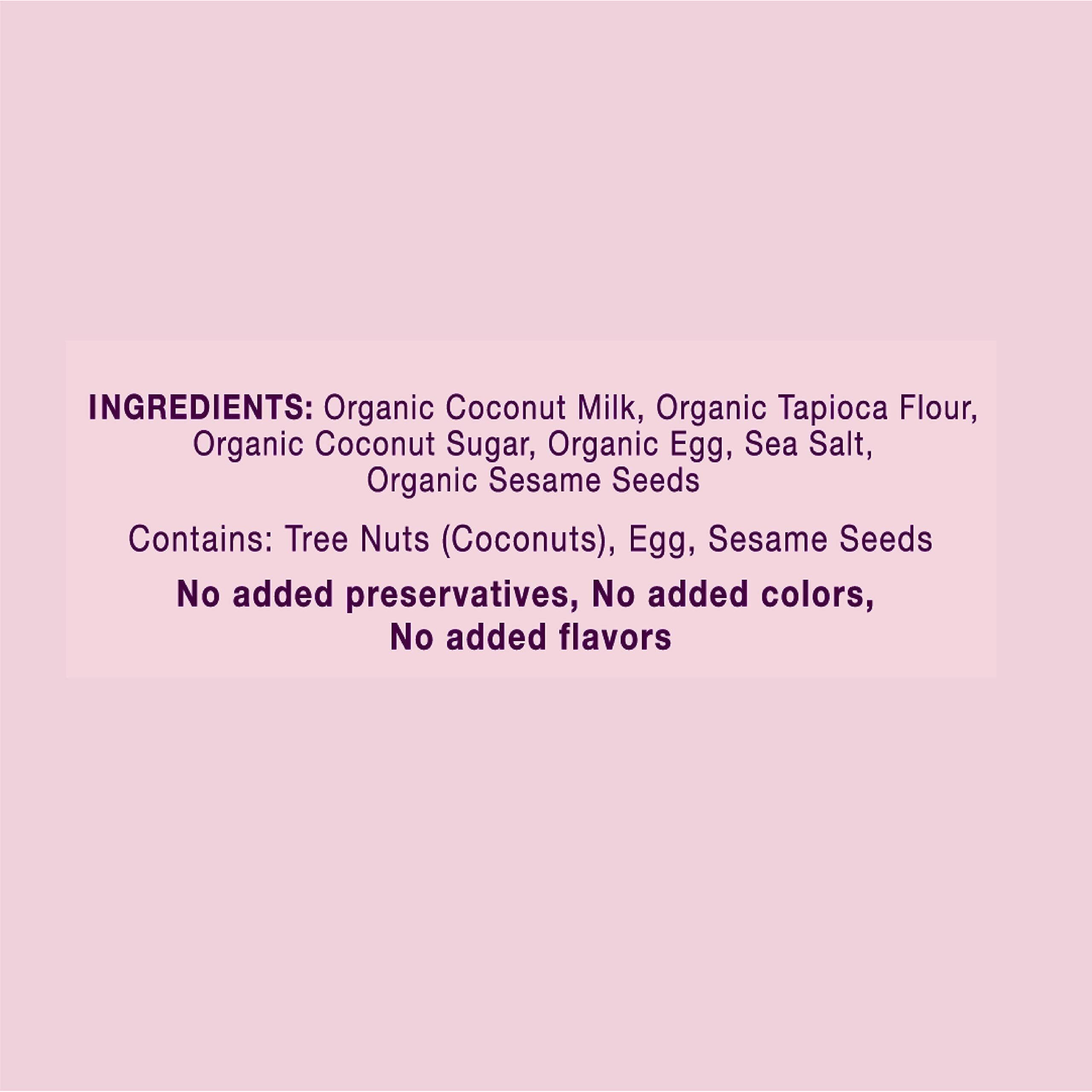 Original Coconut Crispy Rollers (2.8 Oz Bags) Ava Organics - Gluten Free, Non-Gmo, Kosher, Vegetarian & Certified Paleo Lightly Sweetened Baked Coconut Crisps (Pack Of 8)