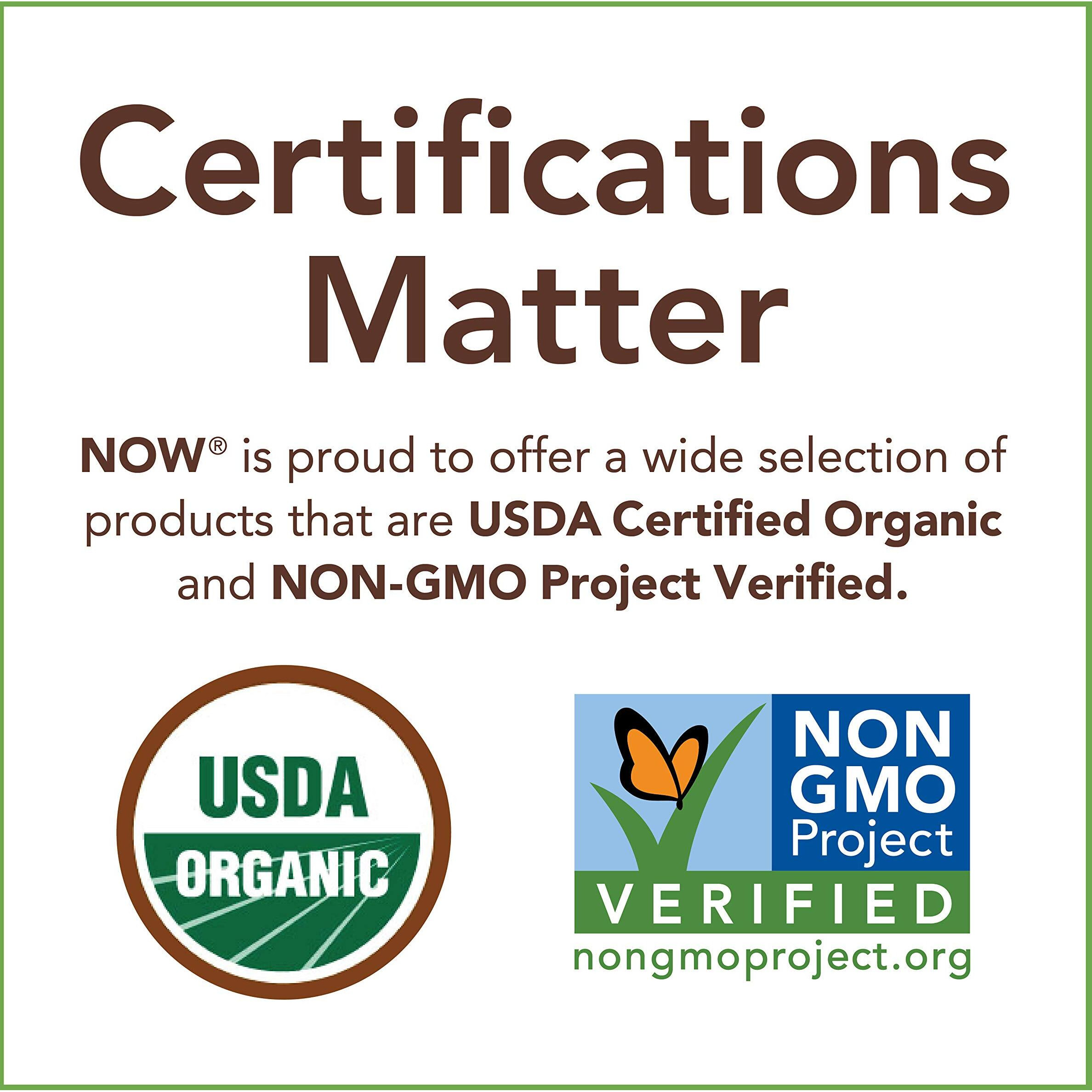 Now Foods, Certified Organic Sucanat Cane Sugar, Powder From Pure Evaporated Cane Syrup, Excellent Substitute For White And Brown Sugar, Certified Non-Gmo, 2-Pound (Packaging May Vary)