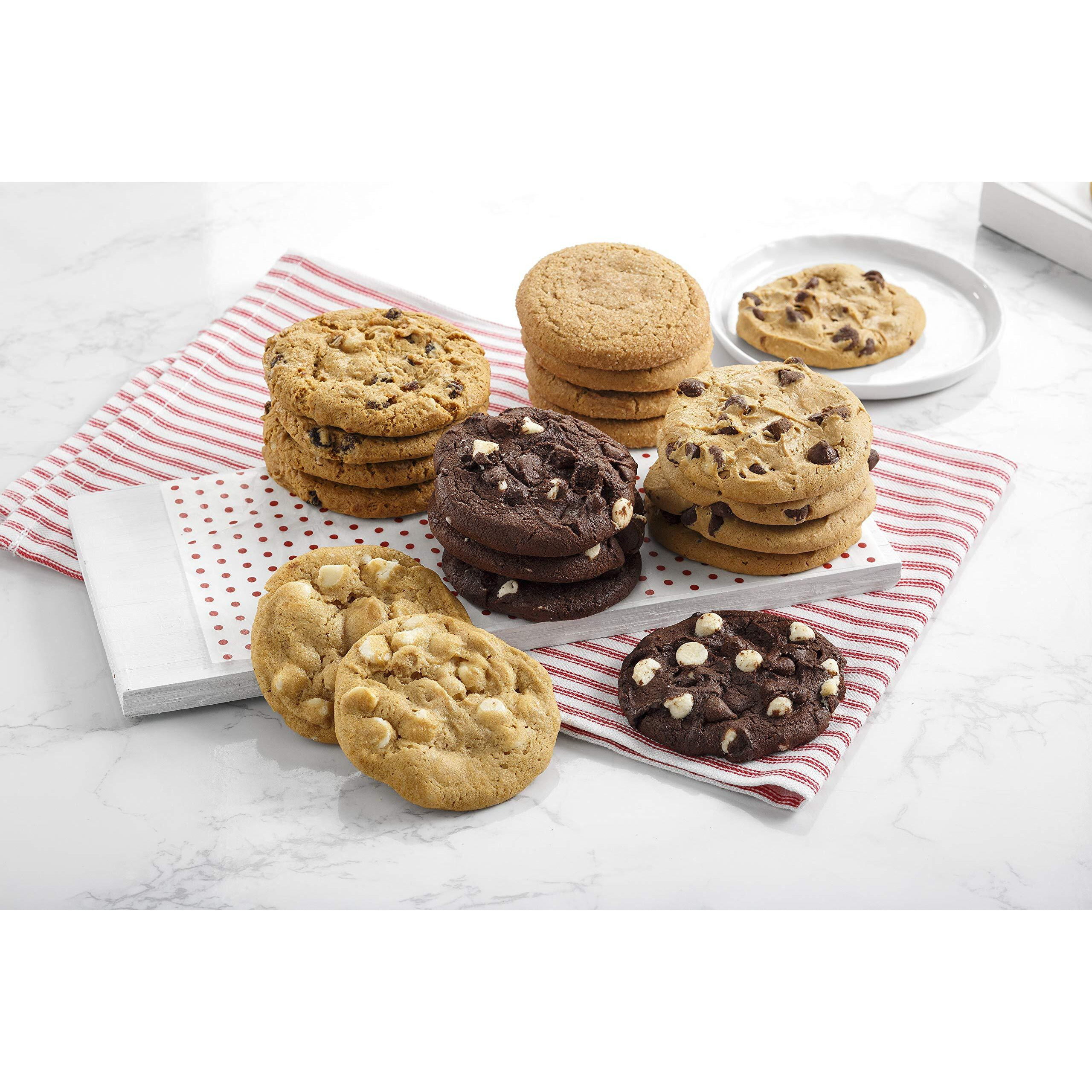 Mrs. Fields - 2 Dozen Signature Cookie Tin, Assorted With 24 Original Cookies In Our 5 Signature Cookie Flavors