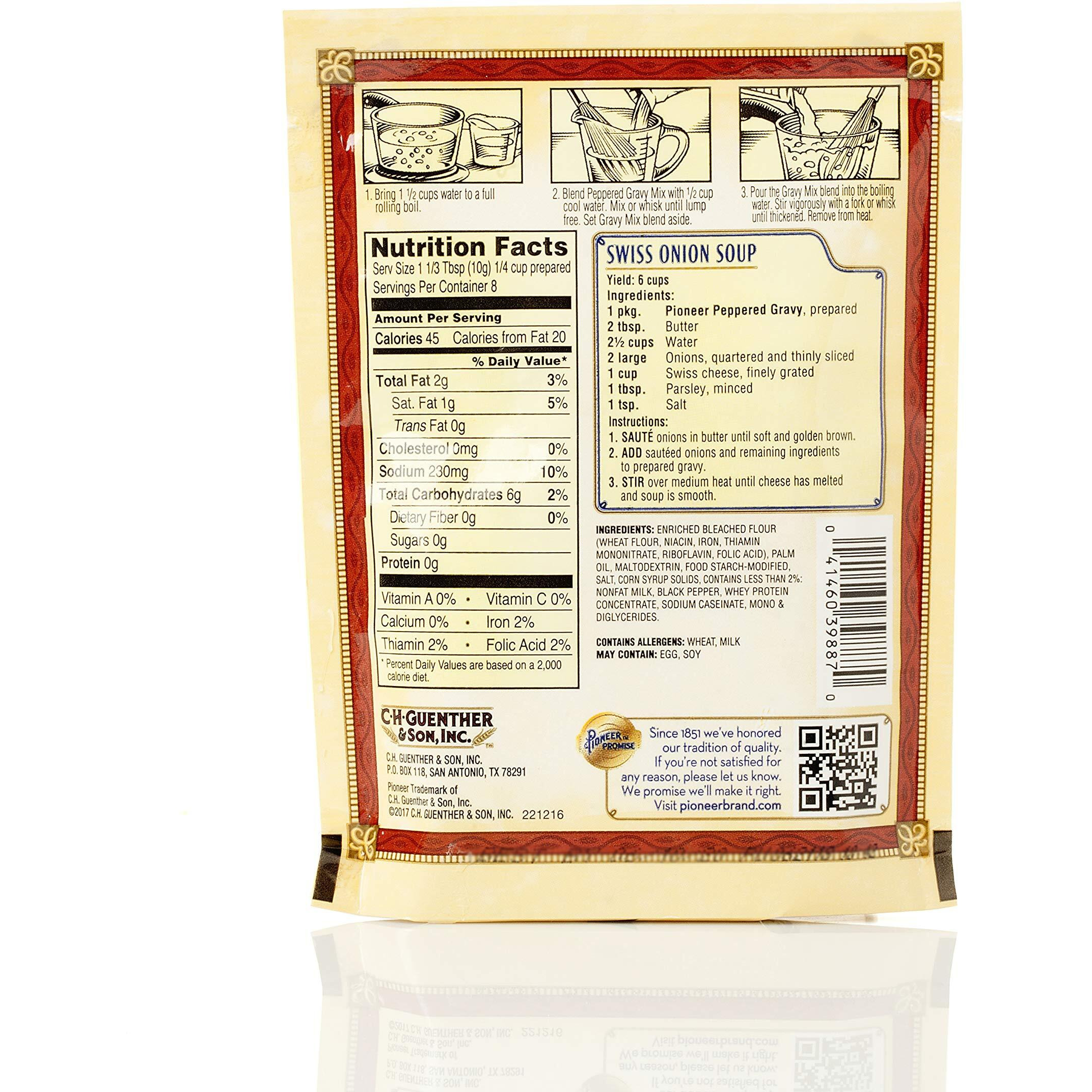 Pioneer Peppered Gravy Mix, 2.75 Ounce (Pack Of 12)