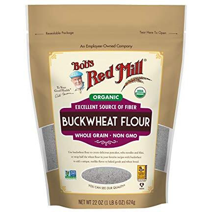 Bob's Red Mill Organic Buckwheat Flour, 22-Ounce (Pack Of 4)