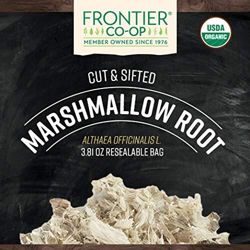 Frontier Co-Op Organic Cut & Sifted Marshmallow Root 3.8Oz - To Make Marshmallow Root Tea, Marshmallow Root Powder, Capsules, Marshmallow Root Extract And More