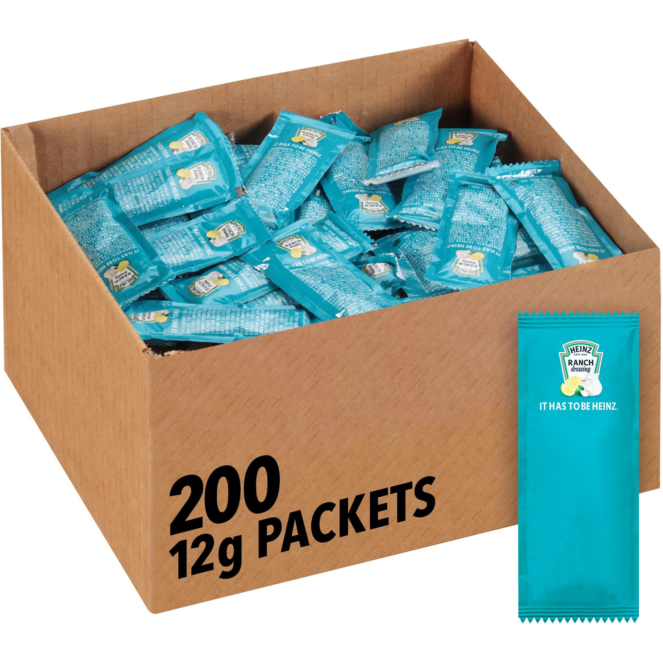 Heinz Ranch Single Serve Packet (0.42 Oz Packets, Pack Of 200)