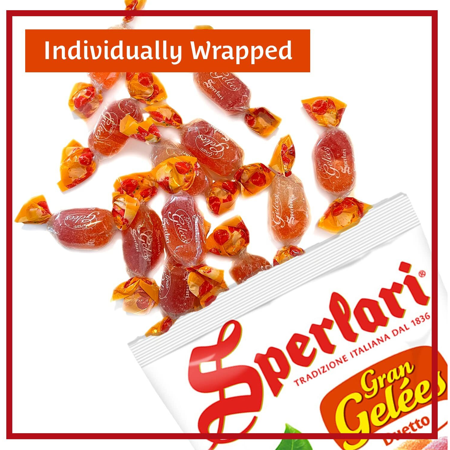 Sperlari "&quotGran Duetto"" Fruit Jelly Candy (6.17 Oz | 175 G)