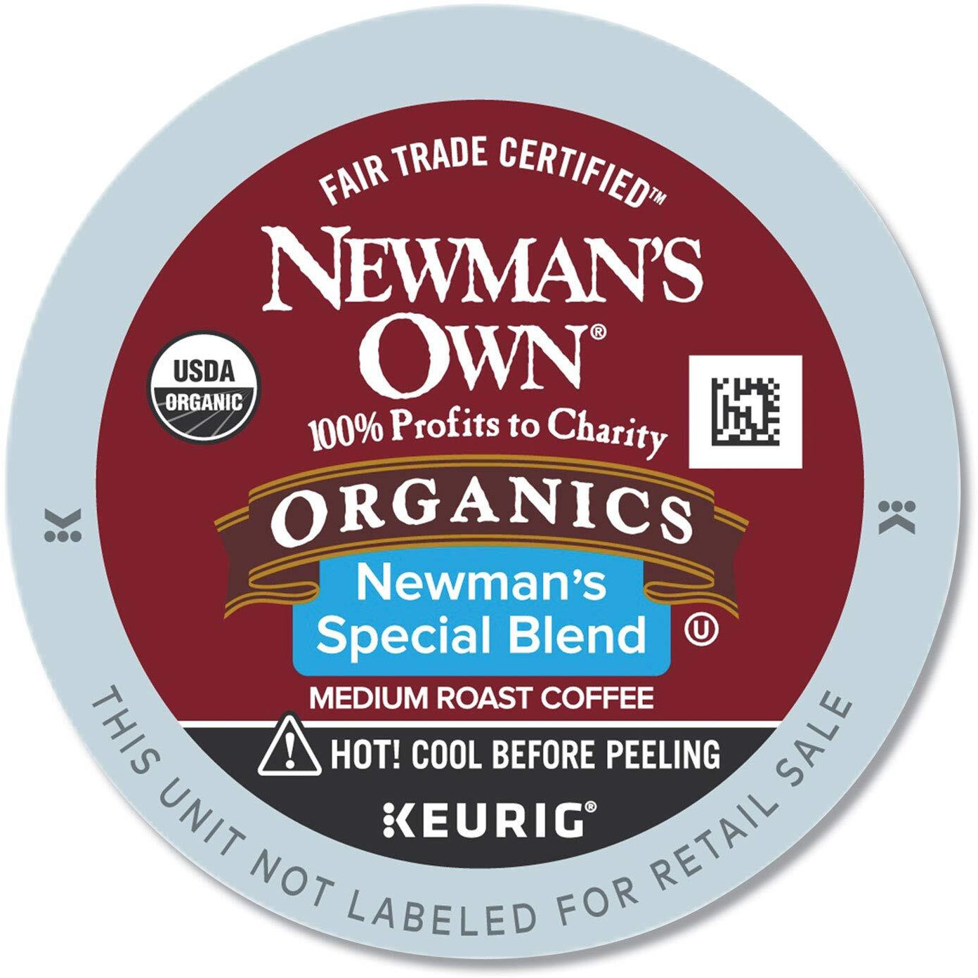 Newman's Own Organics Keurig Single-Serve K-Cup Pods Special Blend Medium Roast Coffee, Fair Trade Certified, 24 Count