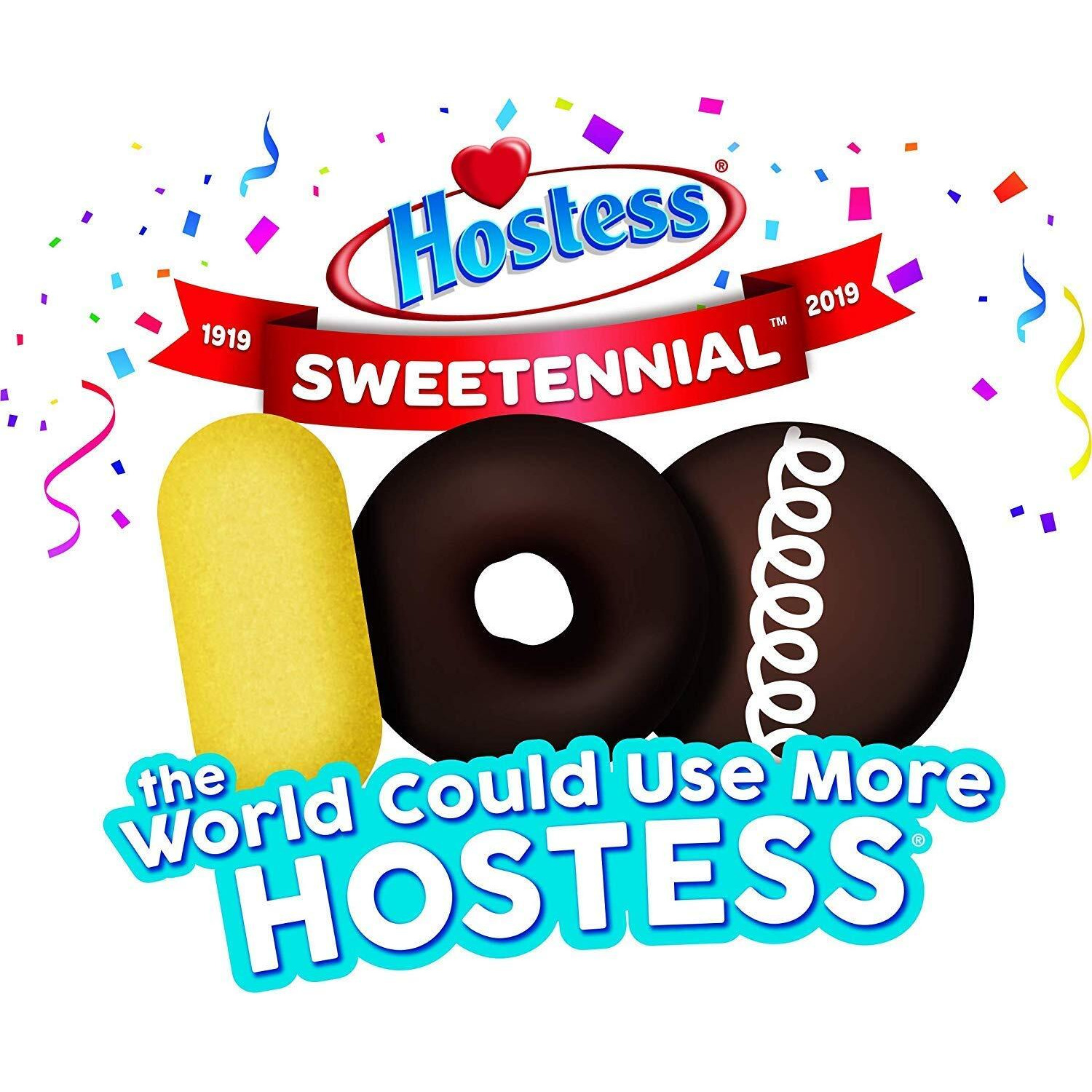 Blueberry Glazed Jumbo Donettes By Hostess [8 Count Package]