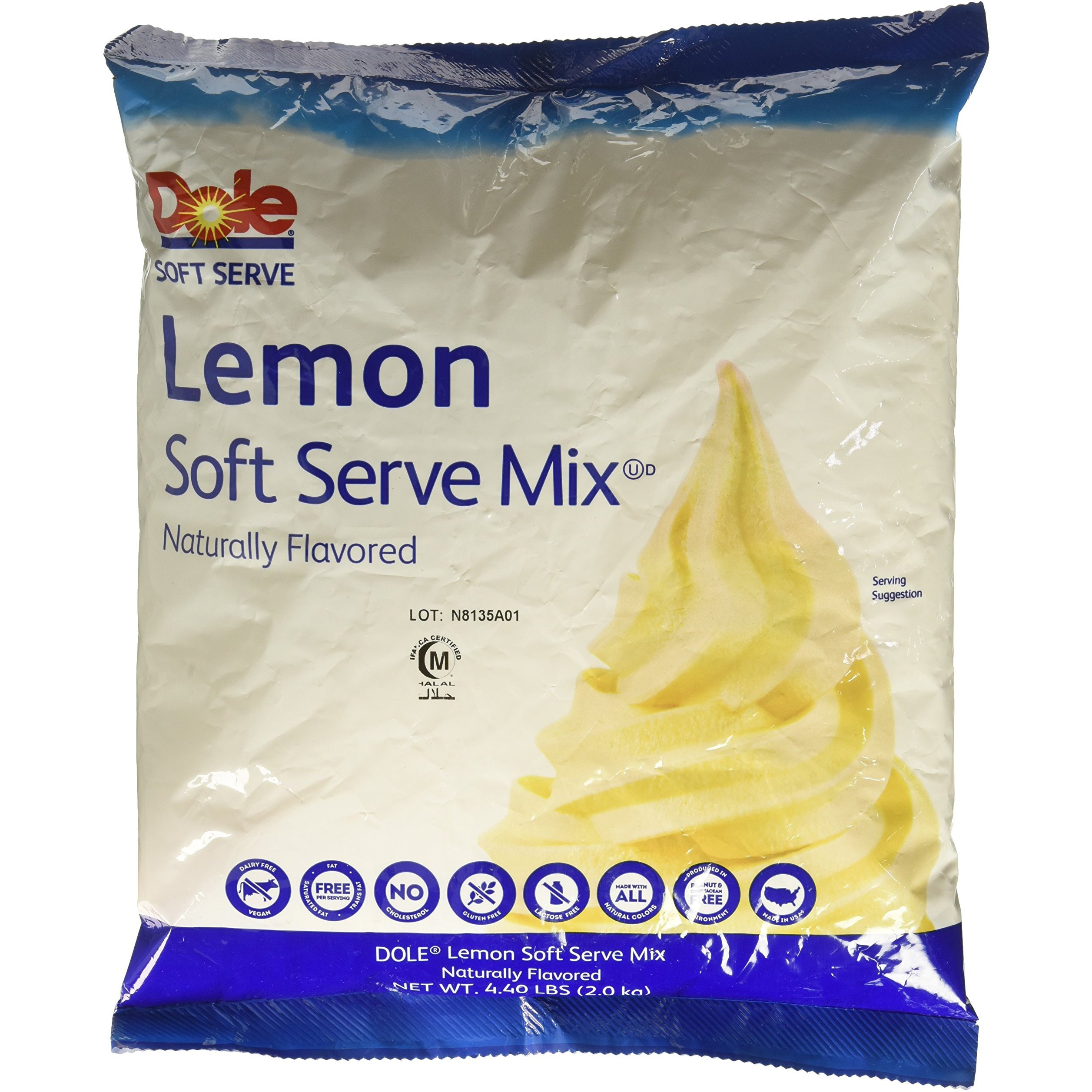 Dole Soft Serve Lemon Mix, 4.40 Lbs