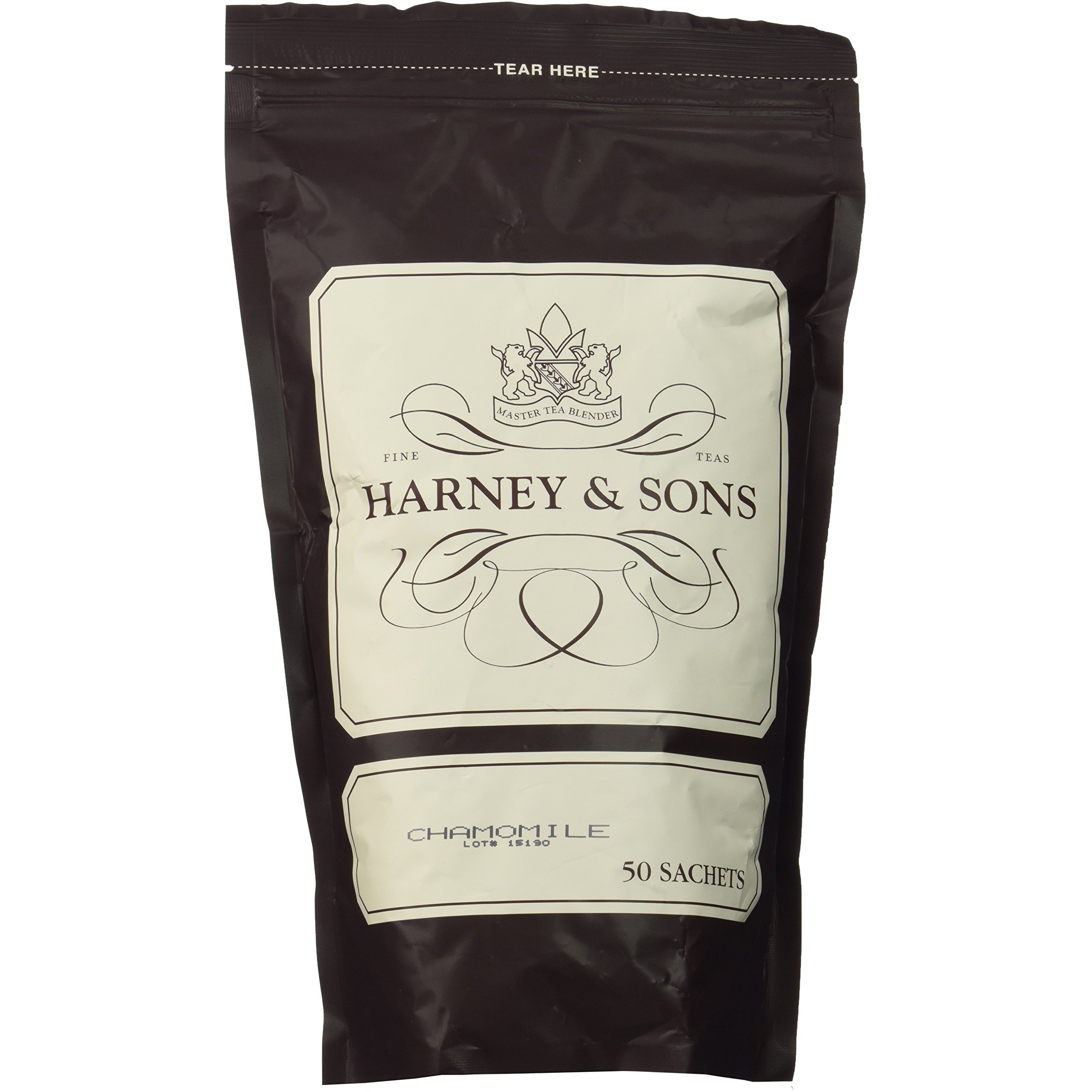 Harney & Sons Chamomile Caffeine-Free Premium Herbal Tea - Bag Of 50 Sachets
