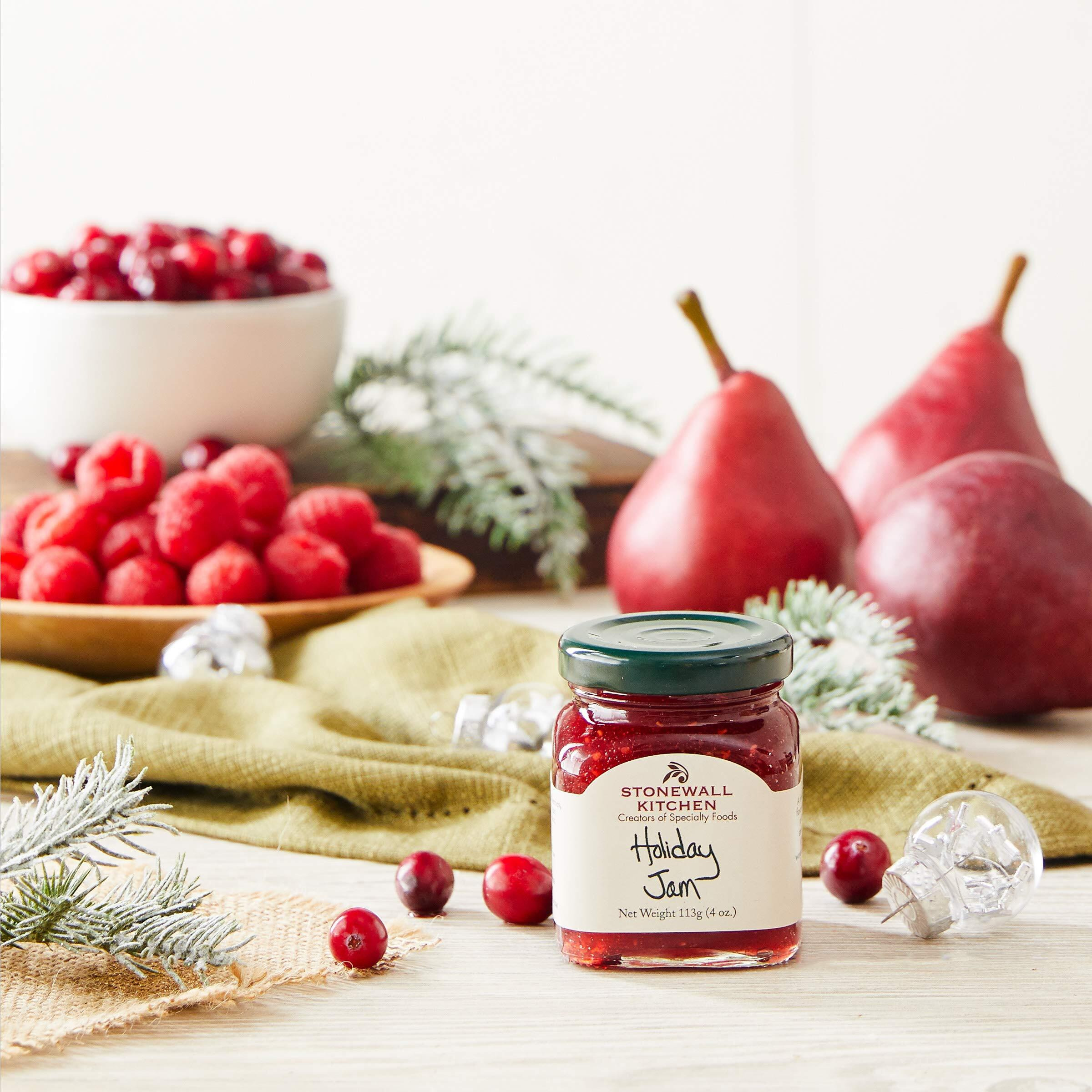 Stonewall Kitchen Limited Release Holiday Jam, Made In Usa, Comes In A Beautiful Glass Jar, 12.5 Oz Ea (Pack Of 2)