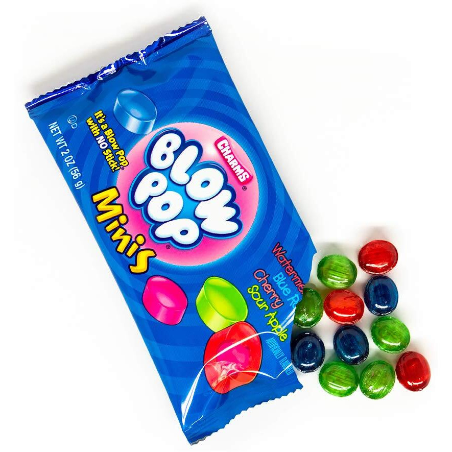 Charms Blow Pops Minis, 2.0 Oz. Bags, 24-Count