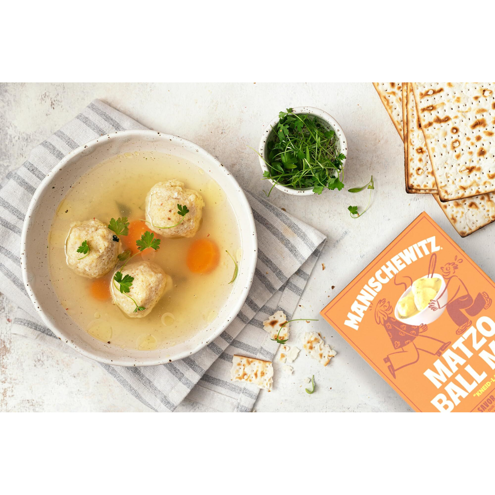 Manischewitz Matzo Ball Mix, 5 Oz. (6 Pack) Easy Prep | Kosher For Passover | Nothing Artificial | No Msg | Classic Fluffy Texure