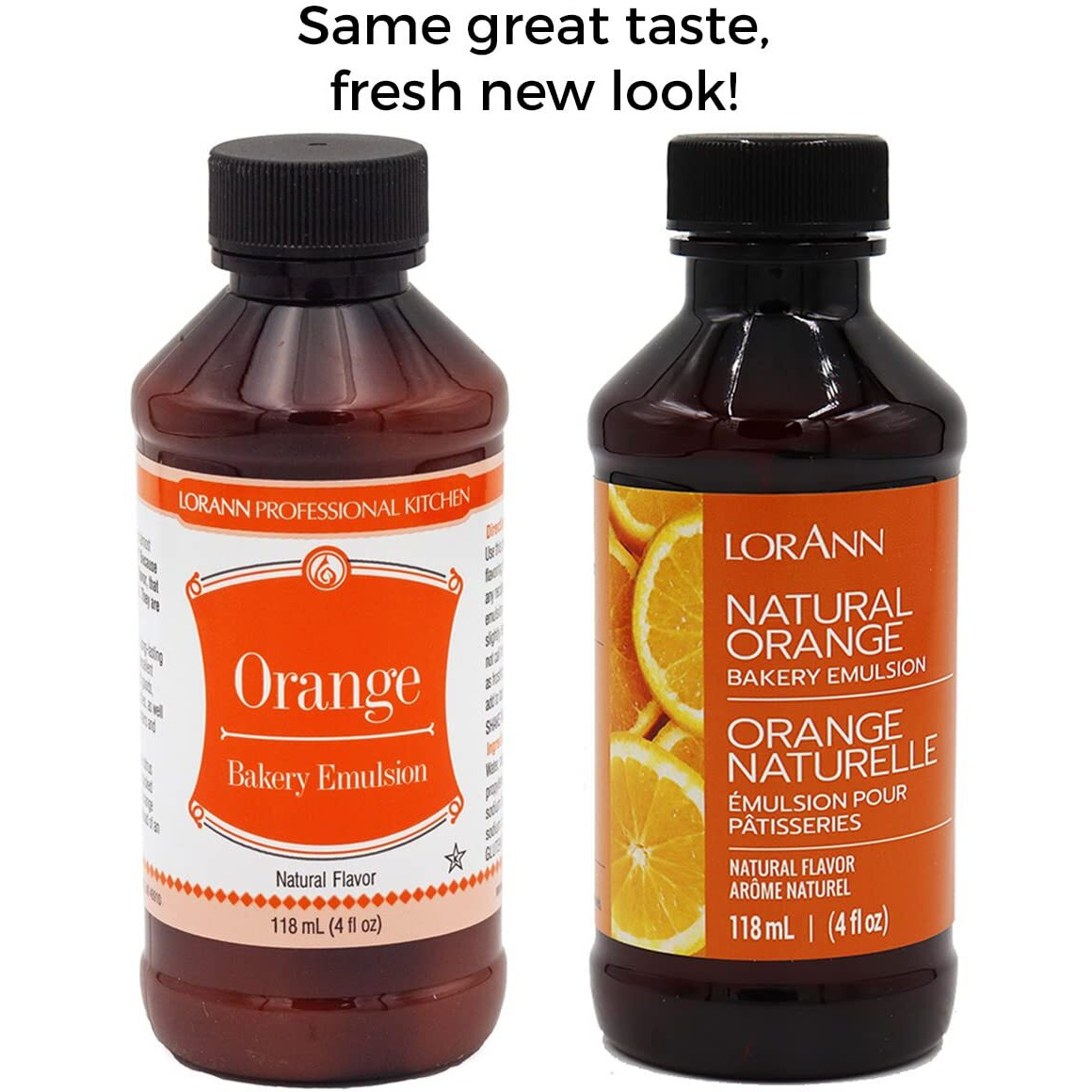Lorann Orange Bakery Emulsion, 4 Ounce Bottle - 4 Pack
