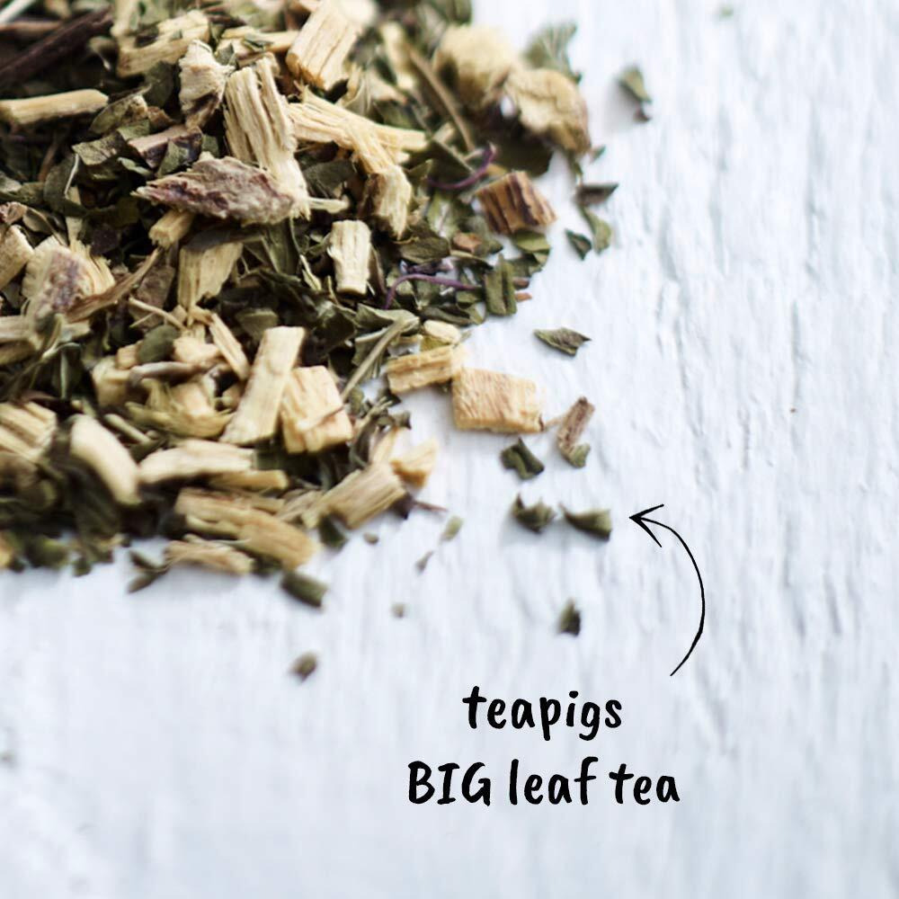 Teapigs Caffeine Free Liquorice & Peppermint Loose Herbal Tea, 250G, Pure Liquorice Root, Whole Peppermint Leaves