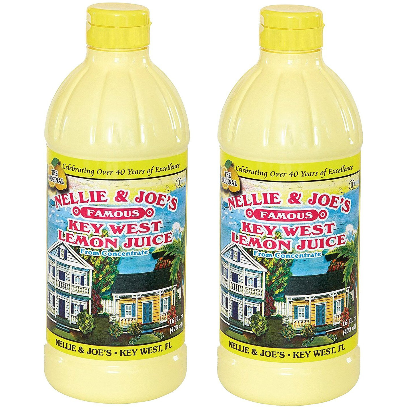 Nellie & Joes Key West Lemon Juice 16 Oz (Pack Of 2)