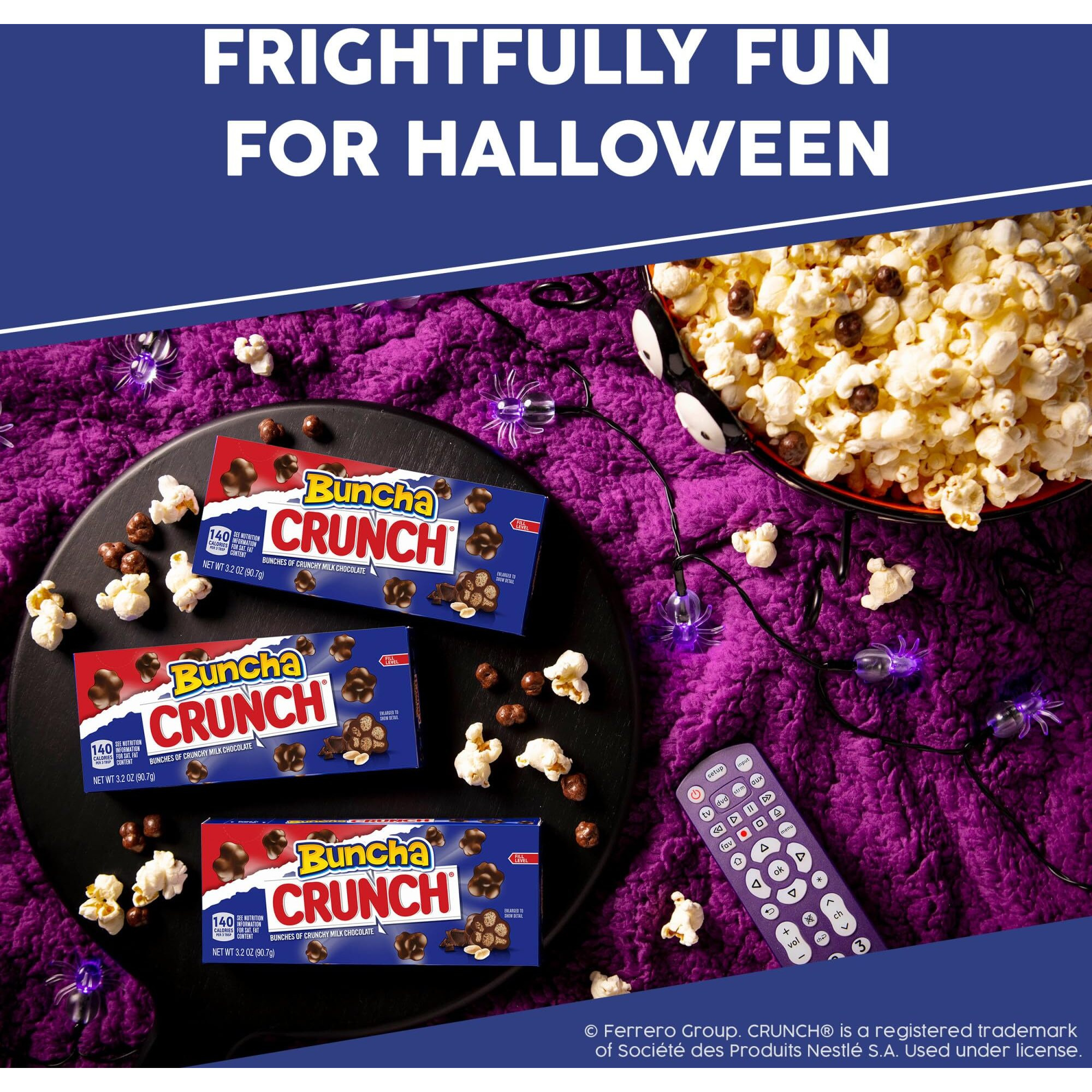Crunch, Bulk 12 Pack, Milk Chocolate And Crisped Rice, Halloween Candy, 3.2 Oz Each