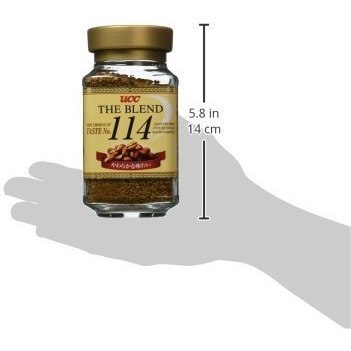 Ucc The Blend 114 Instant Coffee, Instant Black Coffee, Smooth Flavor, Imported From Japan, 3.17 Oz (90 G), Pack Of 2