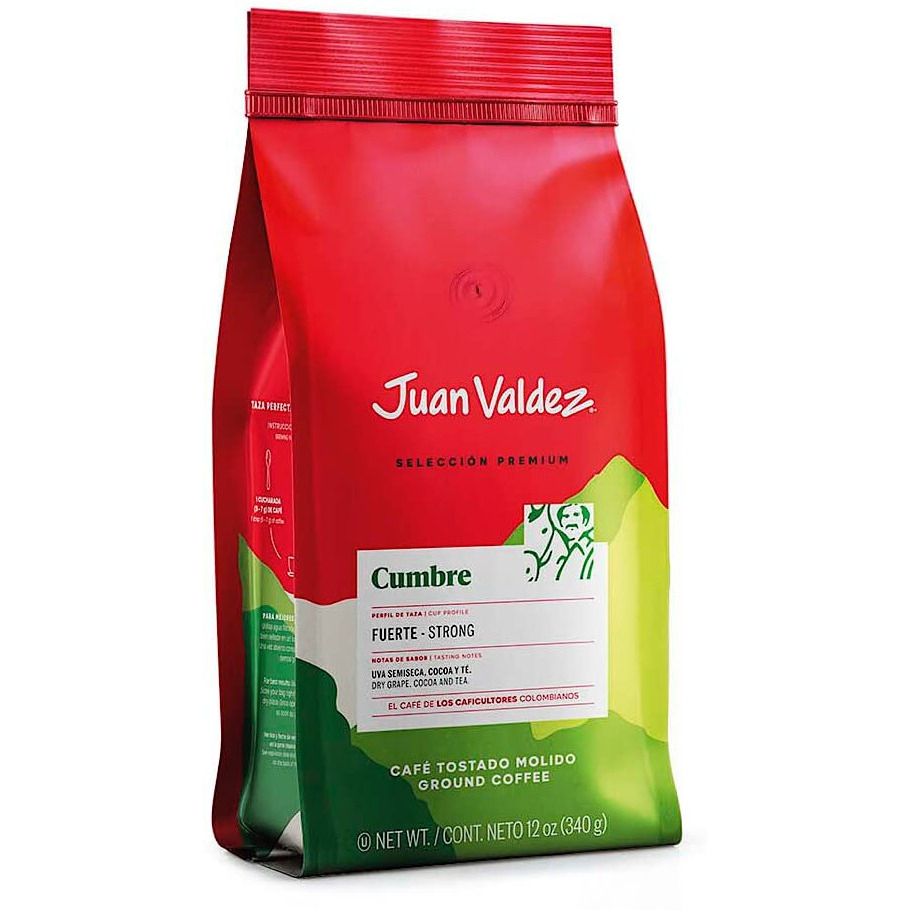 Juan Valdez Cumbre Coffee, 12 Oz, Ground - Premium Selection Coffee