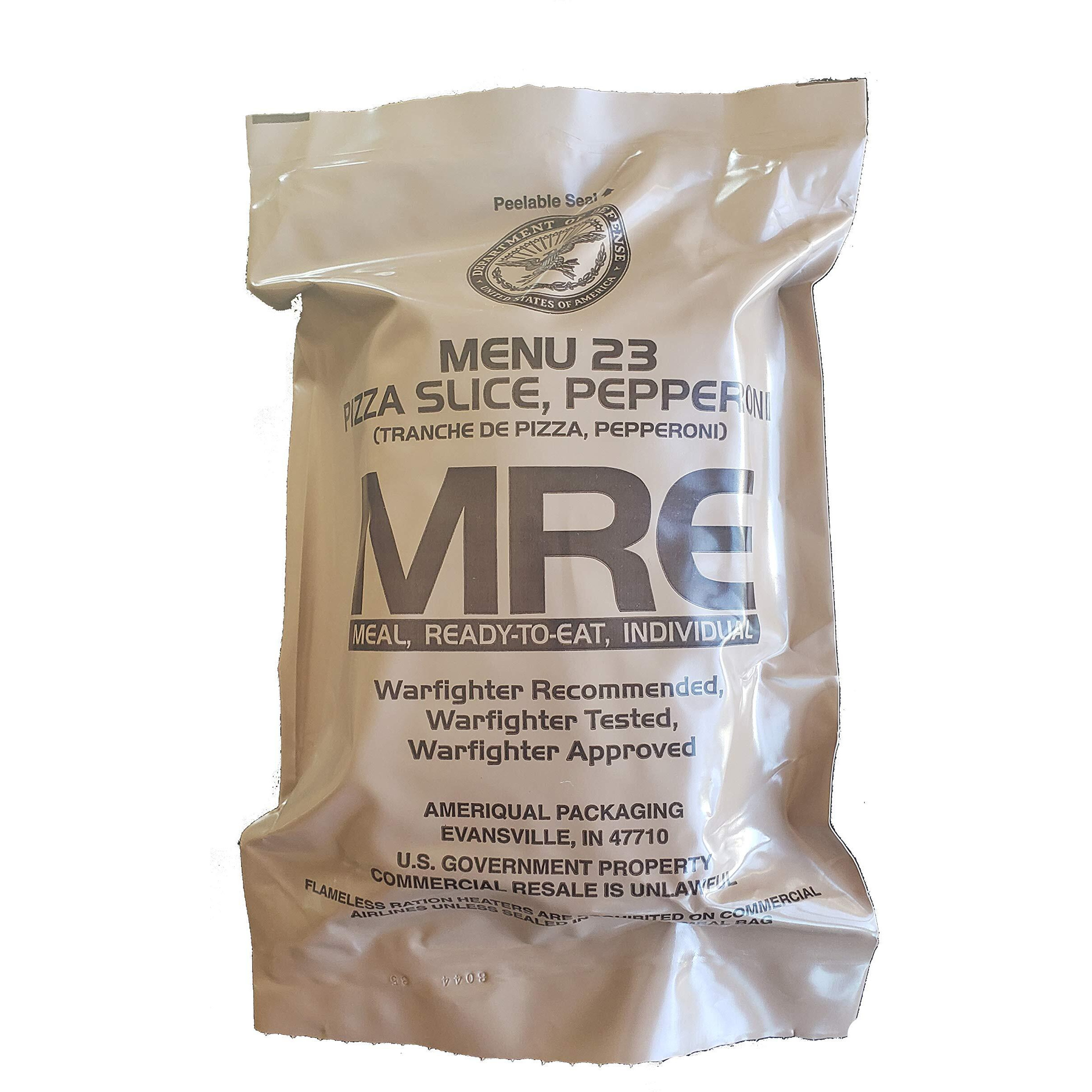Genuine Military Mre Meal 23 With Inspection Date Of 2021+ Pepperoni Pizza