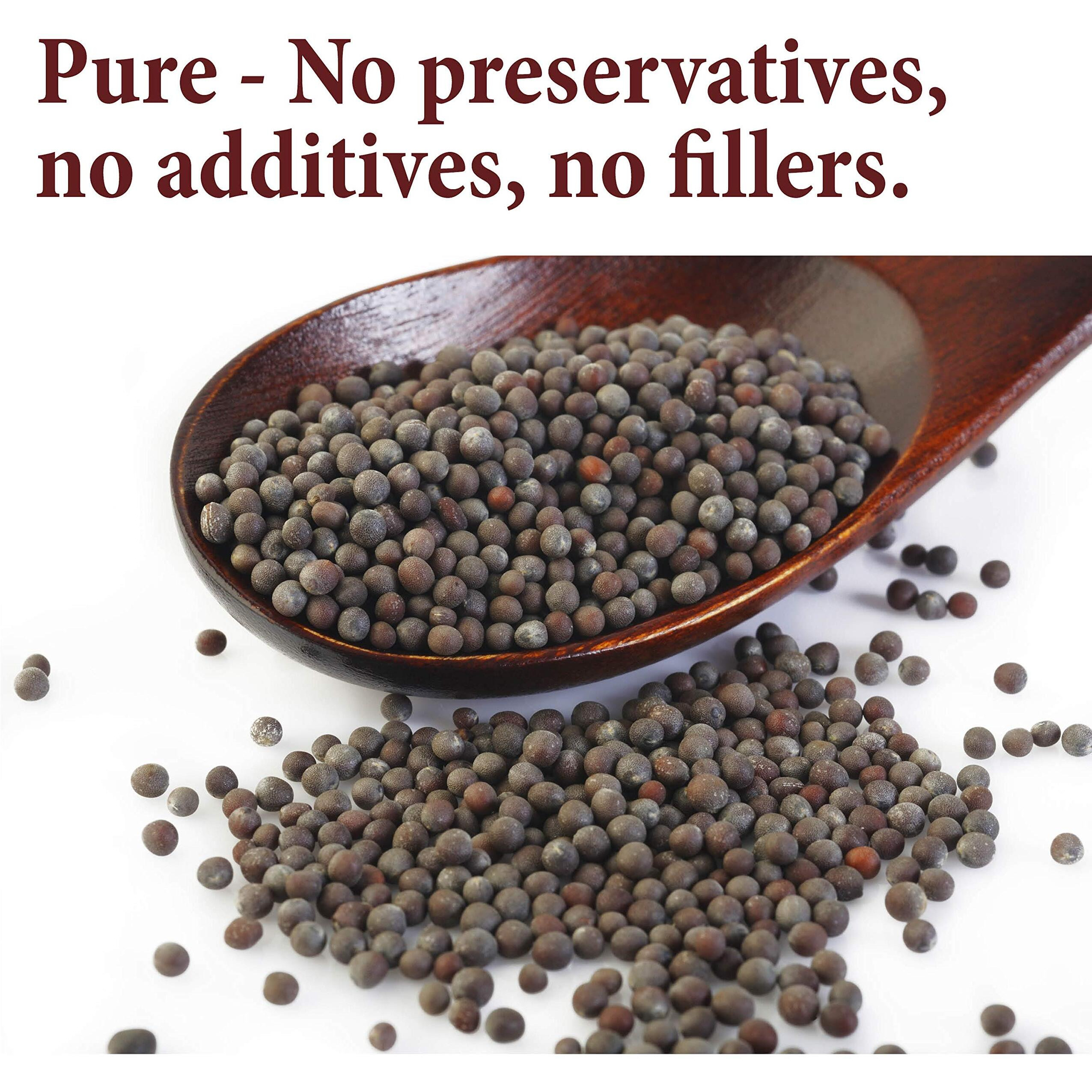 The Spice Way Brown Mustard Seeds - Whole Seeds, 8 Oz