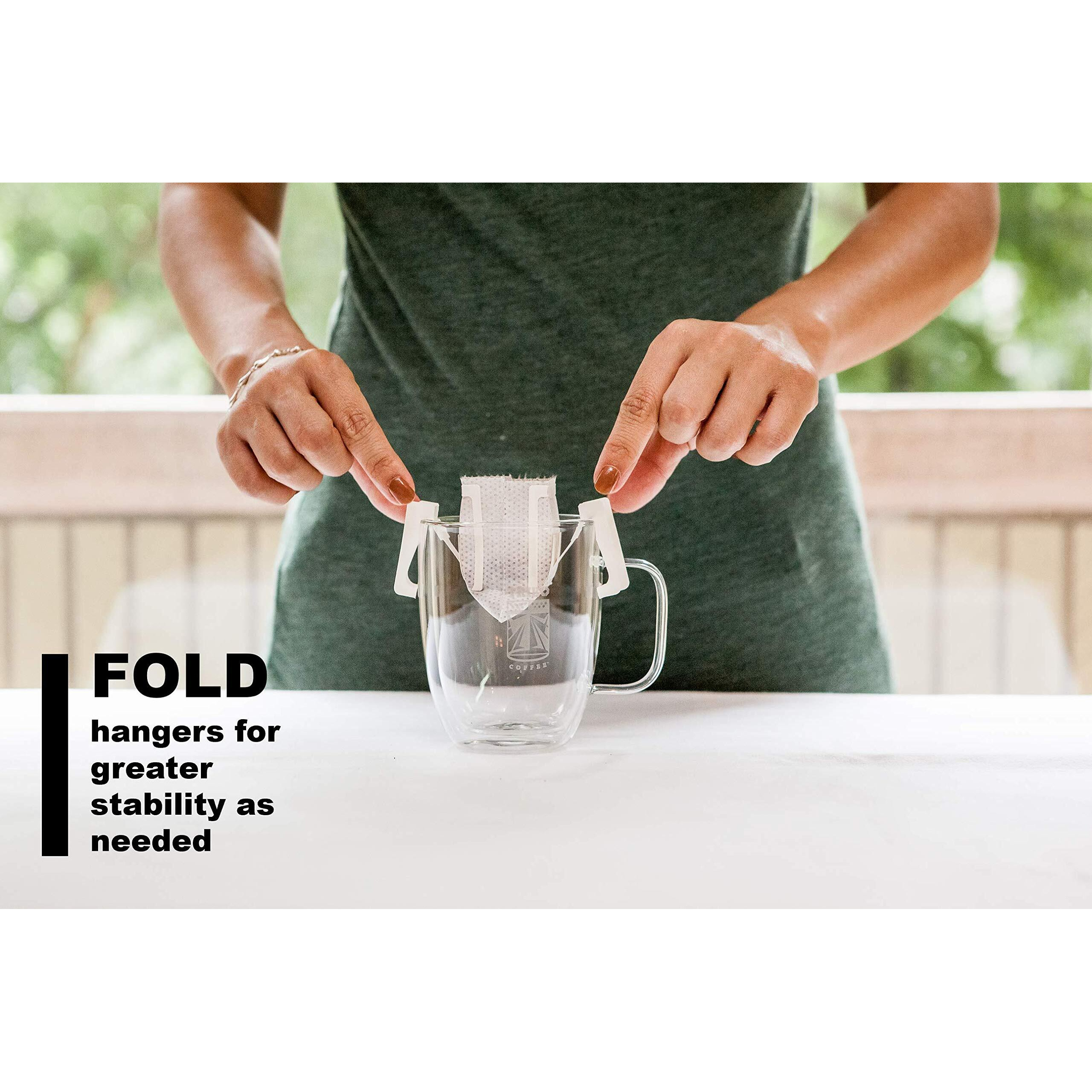 Tribo Coffee Single-Serve Portable Pour Over Drip Coffee - Variety - 10 Servings (Light, Medium & Med-Dark Roasts)