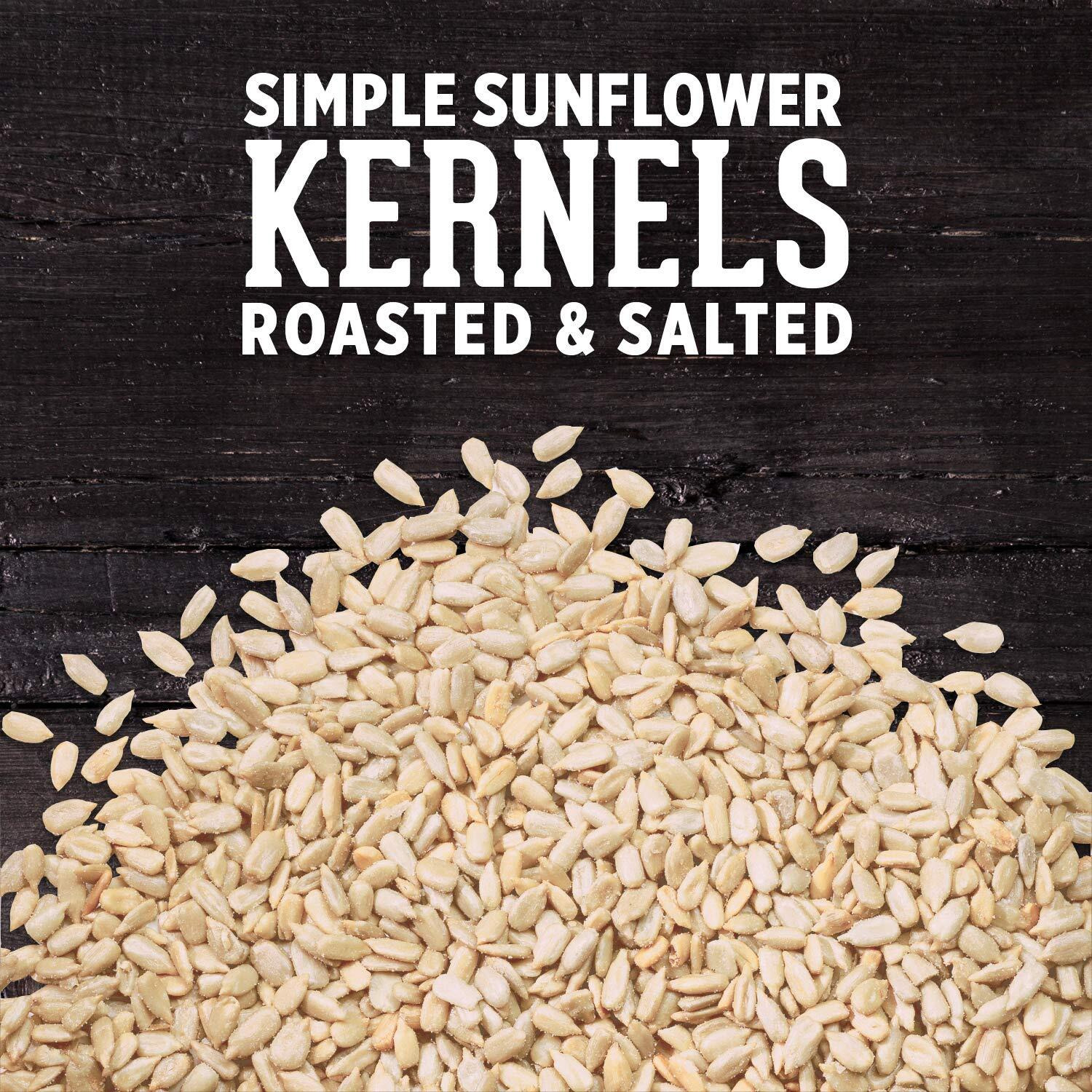 David Seeds Salted And Roasted Sunflower Kernels, Keto Friendly Snack, 8.5 Oz Bags, 12 Pack