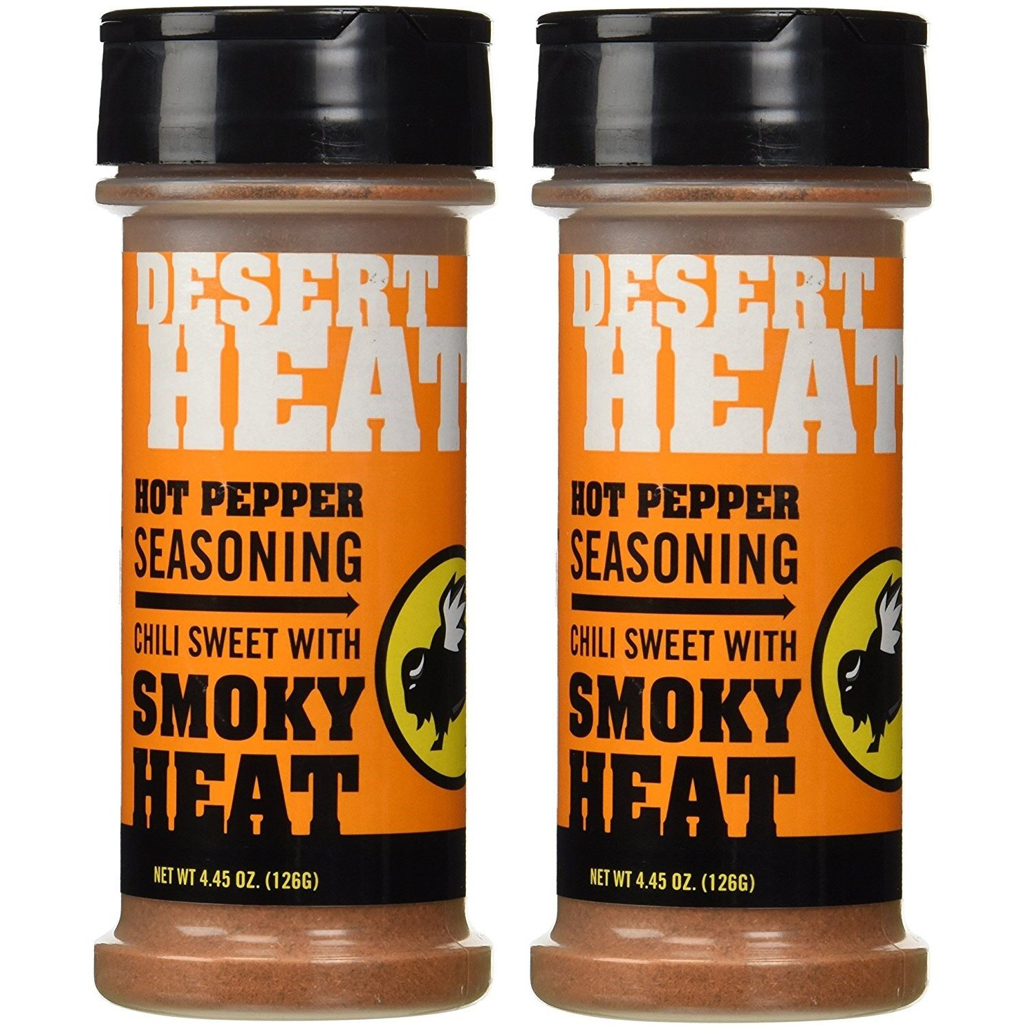 Buffalo Wild Wings Barbecue Sauces, Spices, Seasonings And Rubs For Meat, Ribs, Rib, Chicken, Pork, Steak, Wings, Turkey, Barbecue, Smoker, Crock-Pot, Oven (Desert Heat, (2) Pack)