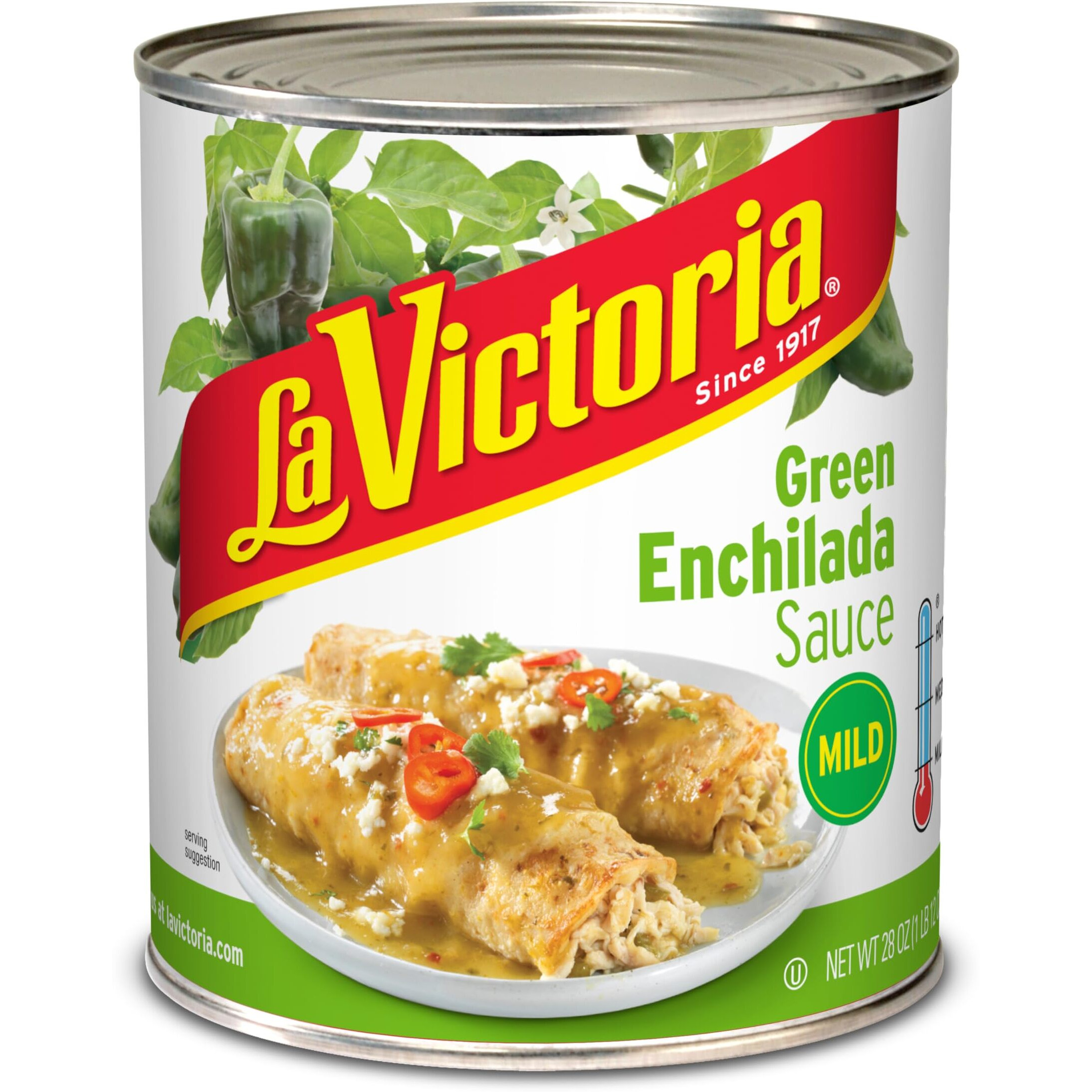 La Victoria Sauce Green Chile Enchilada Retail 19 Ounce Cans (Pack Of 12)