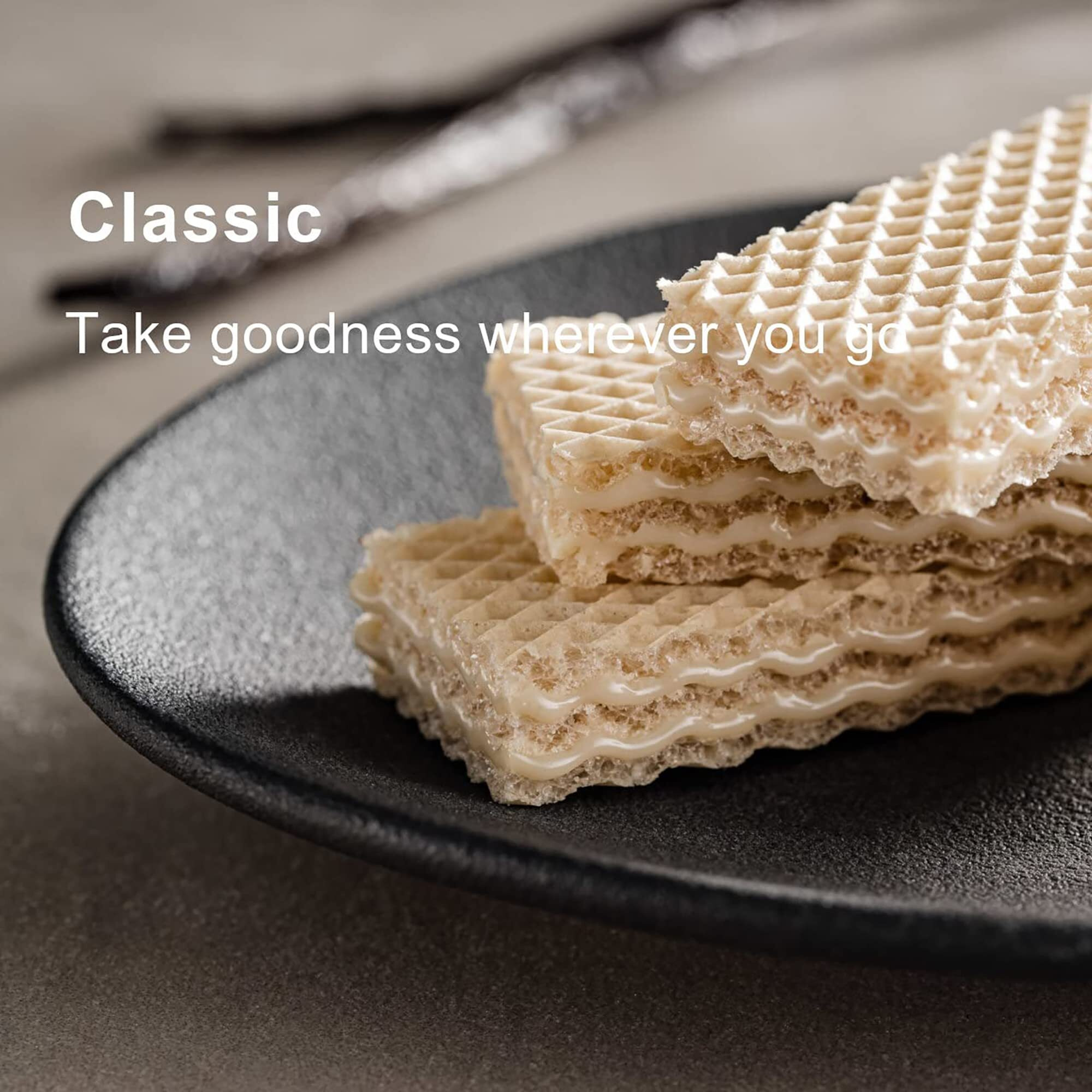 Loacker Premium Vanilla Wafers, 45G/1.59Oz (Pack Of 12)