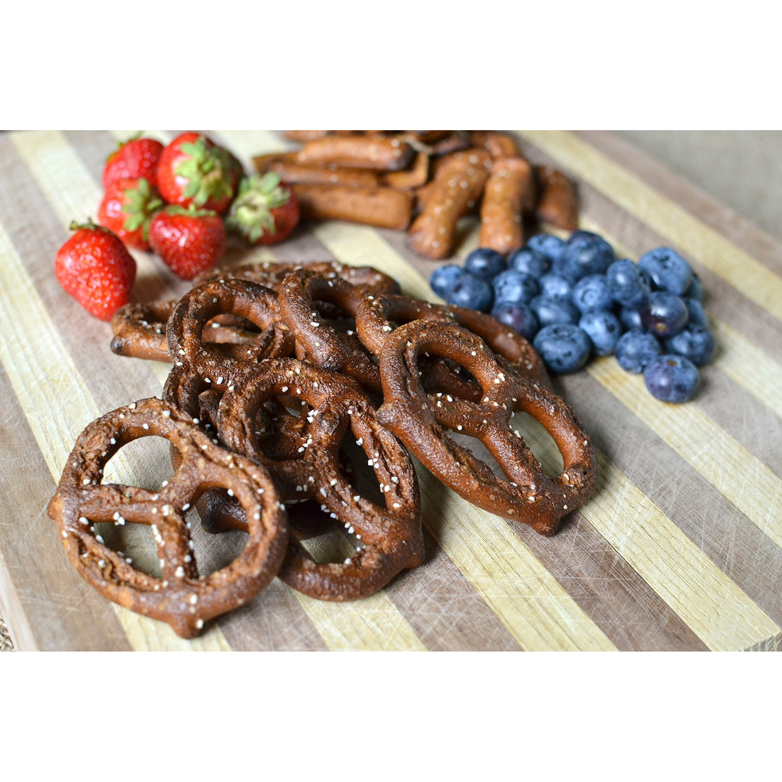 Unique Pretzels - Sprouted Splits Pretzels, Homestyle Baked, Certified Ou Kosher And Non-Gmo, 8 Ounce Bag