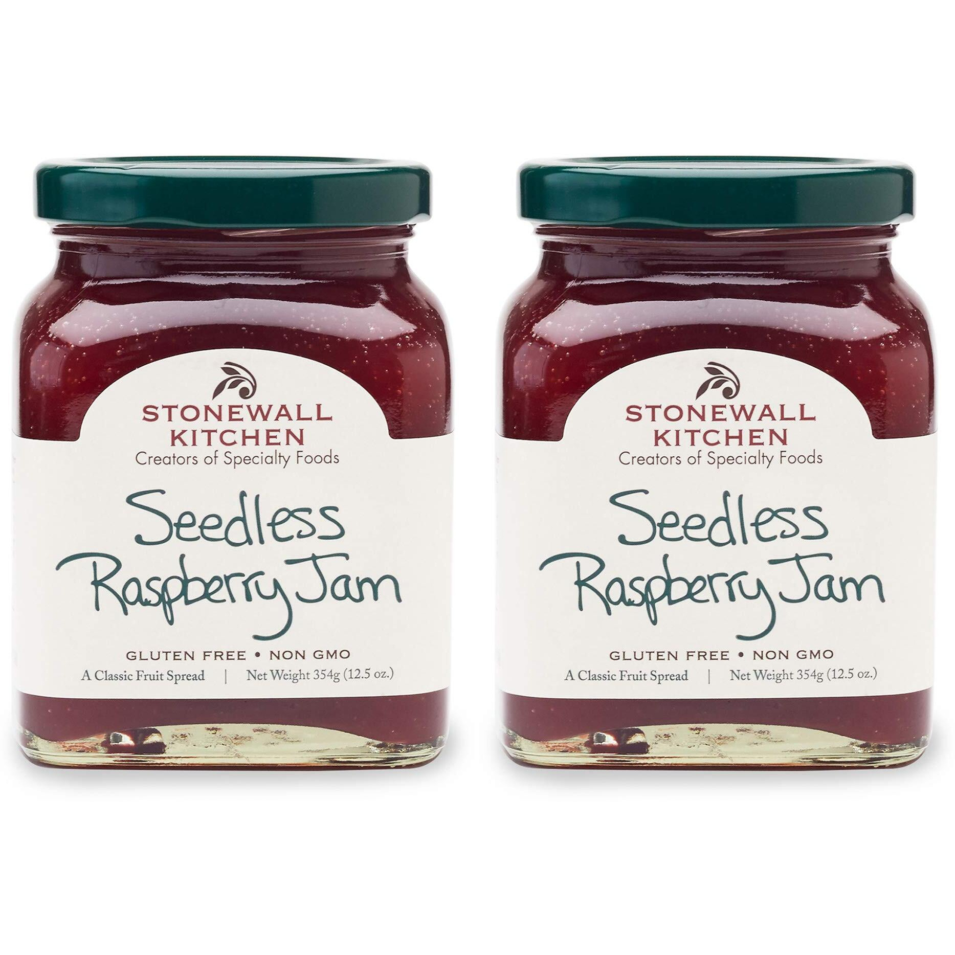 Stonewall Kitchen Seedless Raspberry Jam, 12.5 Ounces (Pack Of 2)