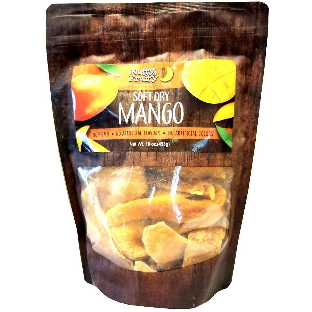 Nutty&Fruity Soft Dry Mango 16Oz