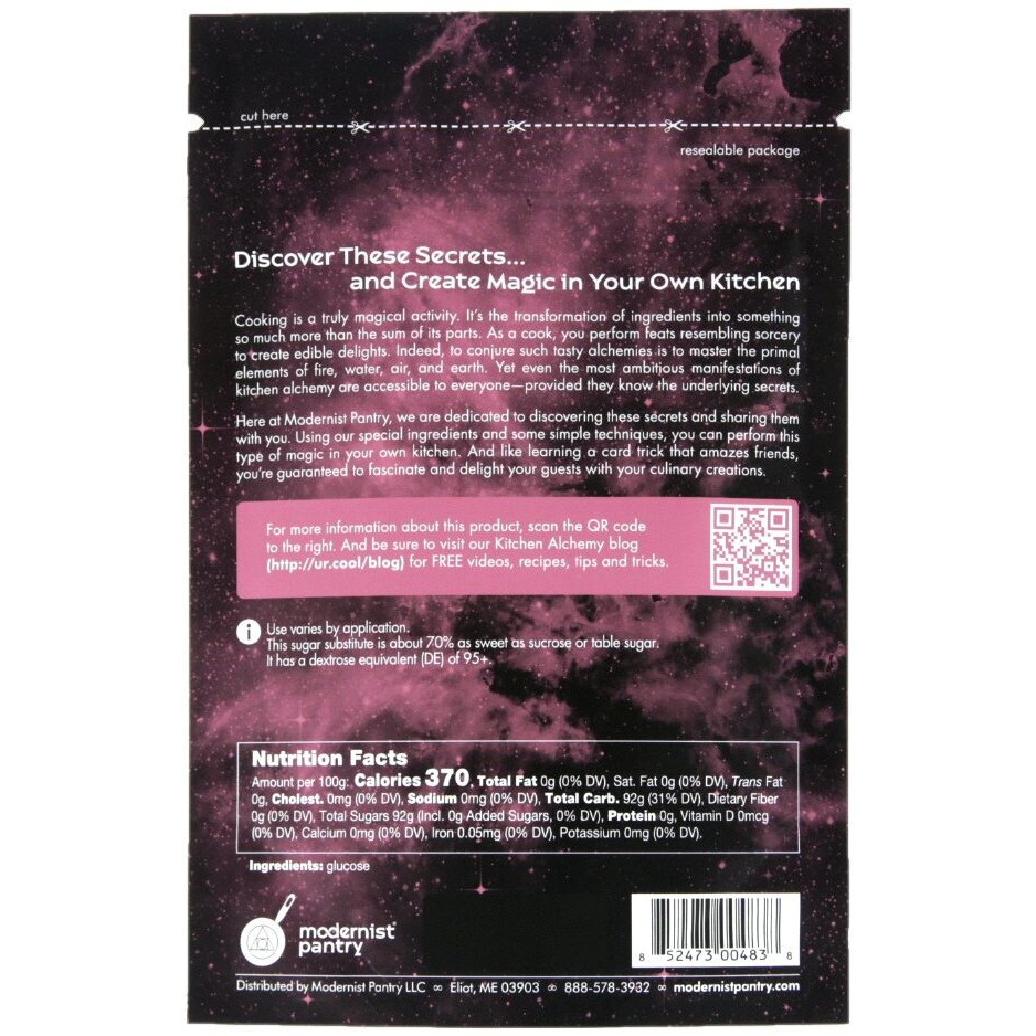 Pure Glucose Powder Vegan Gluten-Free Ou Kosher Certified - 200G/7Oz.