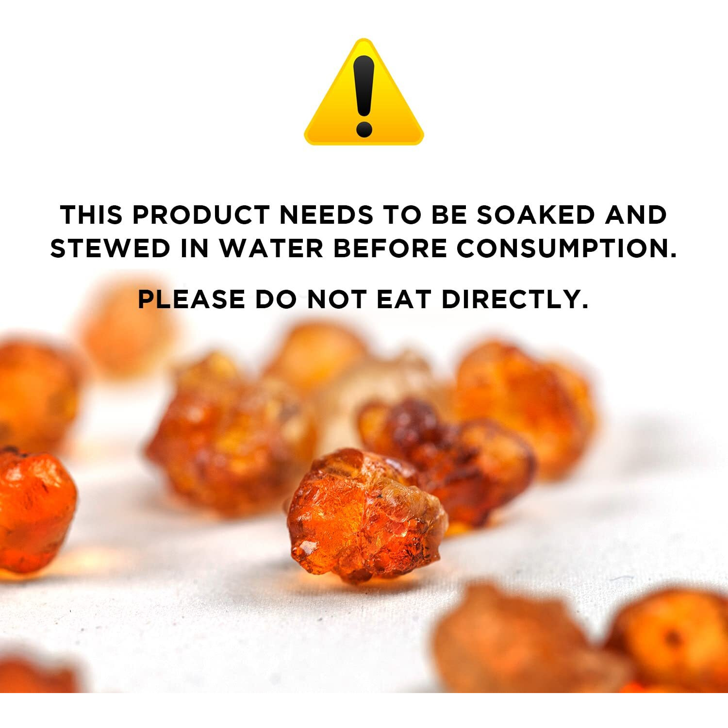 Nestlady Natural Wild Peach Gum Edible Peach Blossom Tears Tao Jiao   Food Additives Free 150G / 5.29Oz