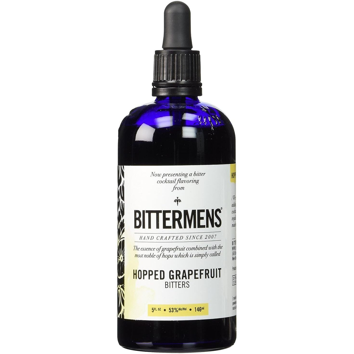Bittermens Hopped Grapefruit Bitters, 5Oz - For Modern Cocktails, The Essence Of Grapefruit Combined With The Most Noble Of Hops