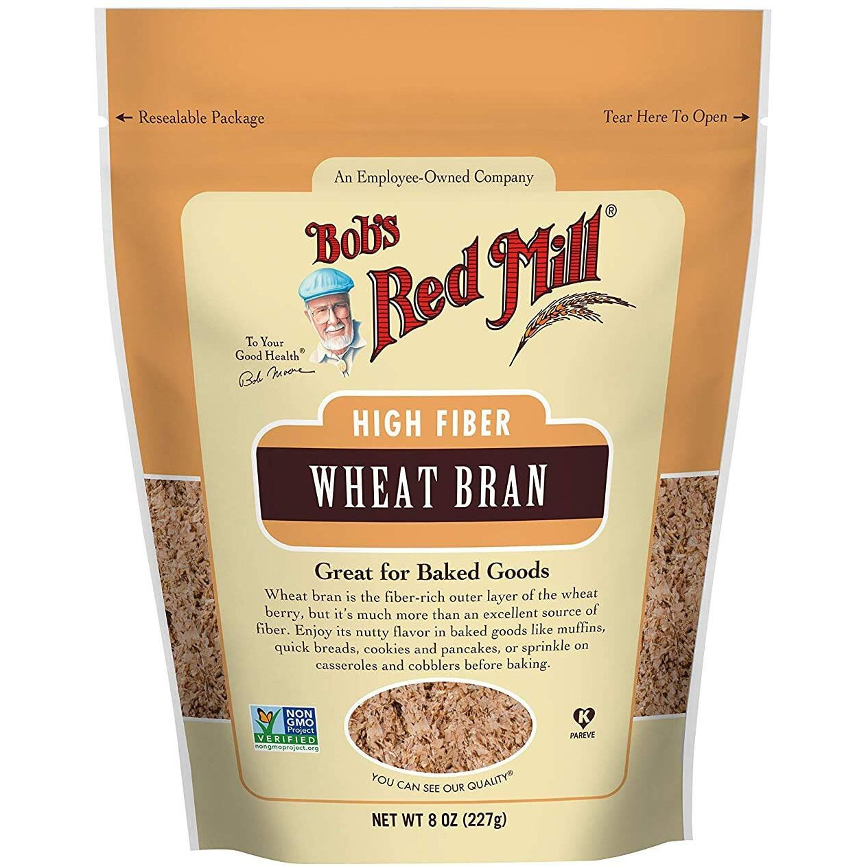 Bob's Red Mill Wheat Bran, 8 Oz (Pack Of 2)