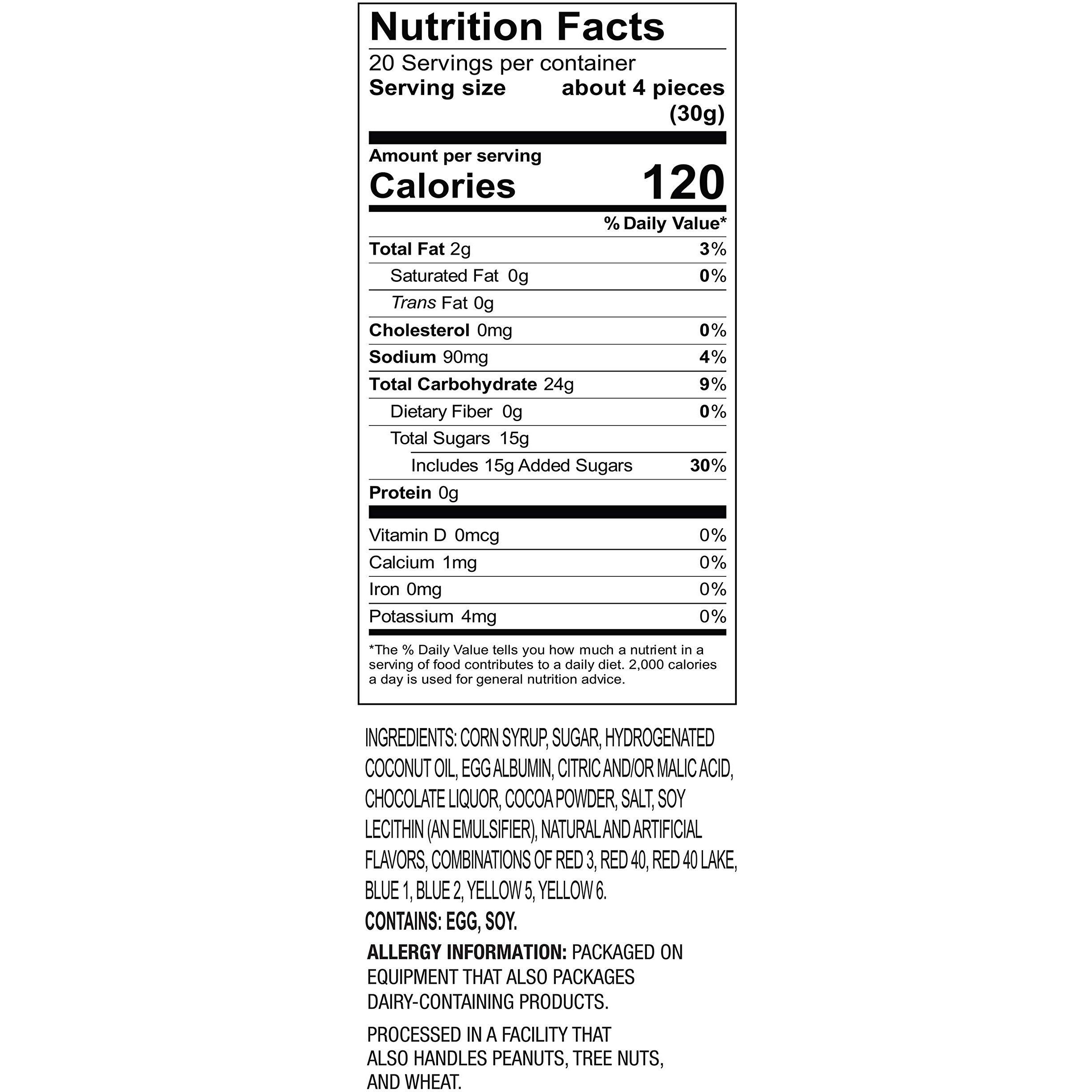 Fairtime Taffy Assorted Flavorsbulk Rainbow Candy For Candy Buffets, Bulk Candy, Pinata Candy, Individually Wrapped Candy - Kosher Candy, 21 Ounce Tub