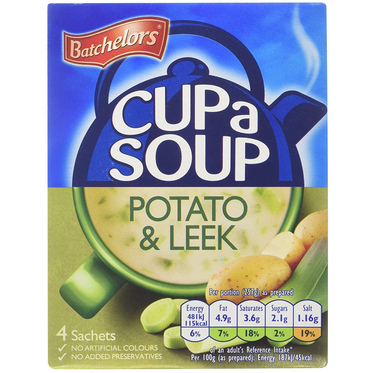 Batchelors Cup A Soup Creamy Potato & Leek 107G