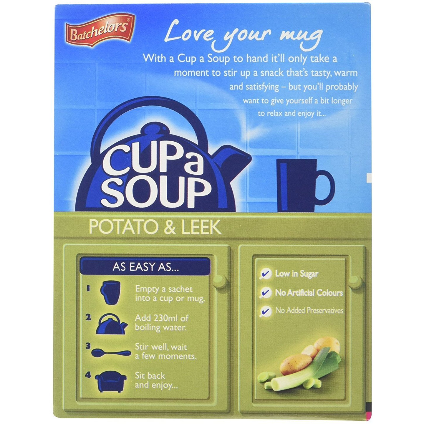Batchelors Cup A Soup Creamy Potato & Leek 107G