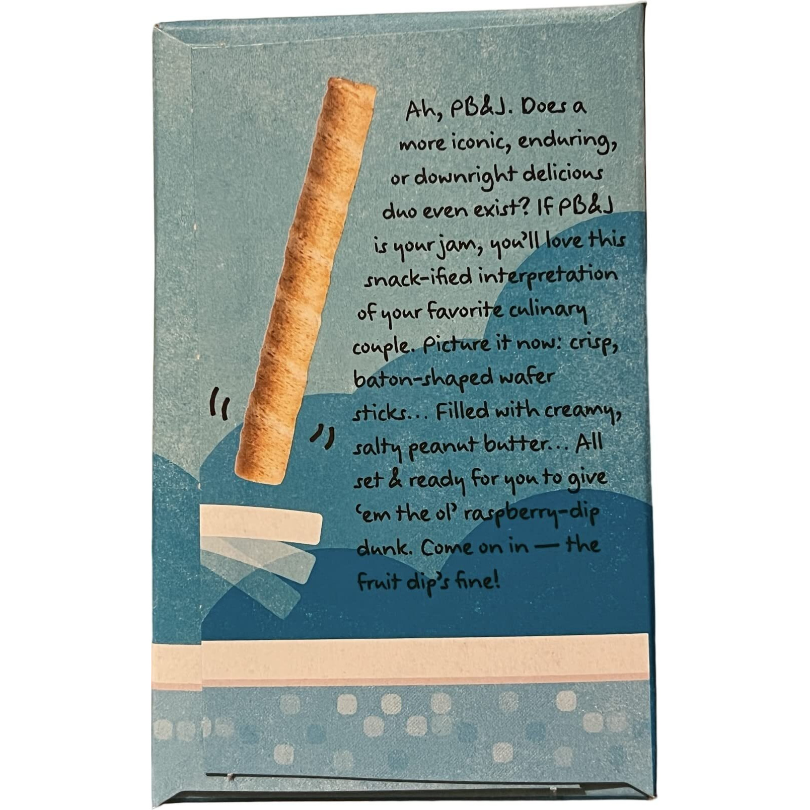 Trader Joes Pb&J Crispy Peanut Butter-Filled Wafer Sticks With Raspberry Fruit Dip, One Box Of 6 Packs, Total 12.7 Oz, 6 Count (Pack Of 1)
