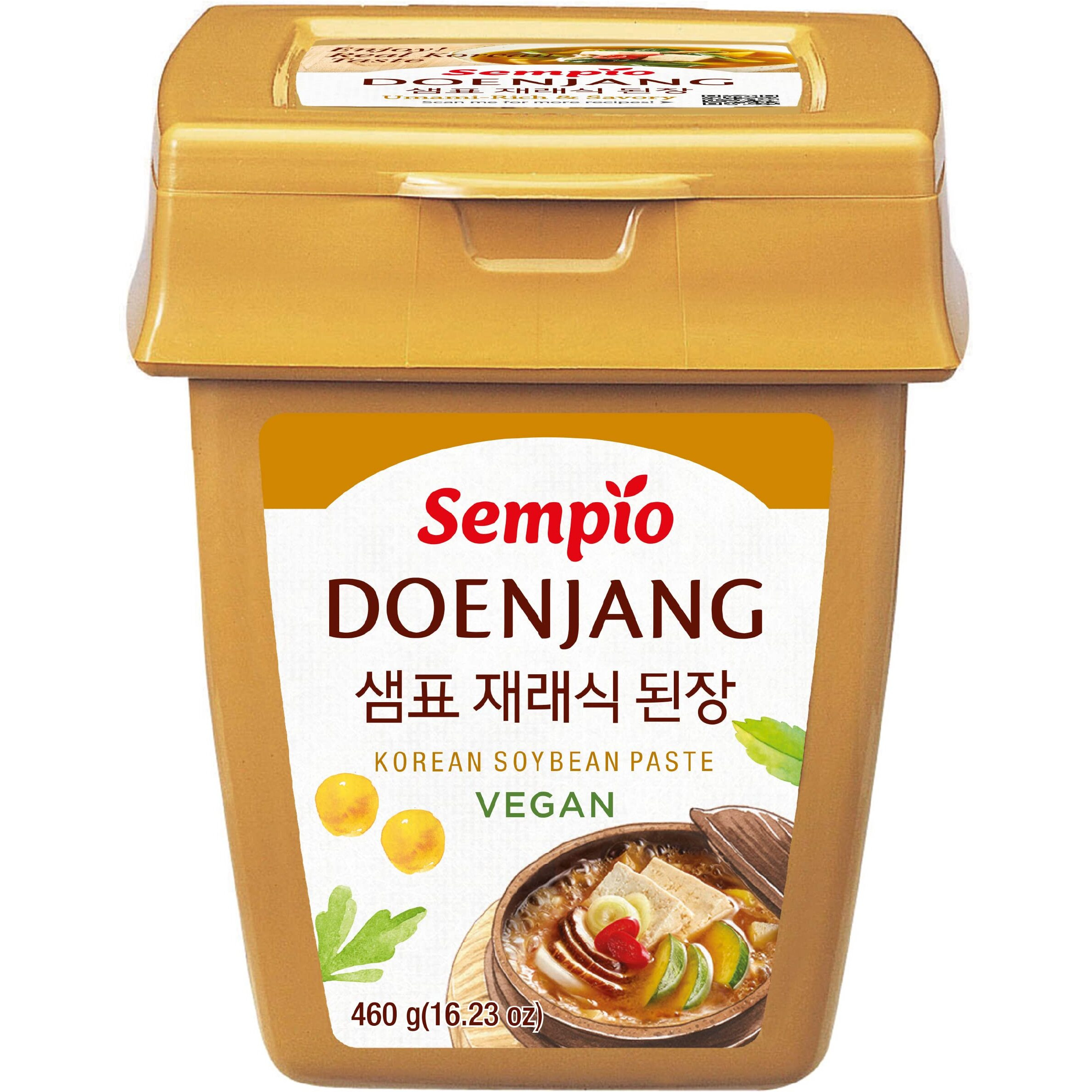 Sempio Doenjang (16.2Oz) - Korean Soybean Paste, Umami Flavor. Traditional Authentic Miso Sauce. Vegan, Preservative-Free