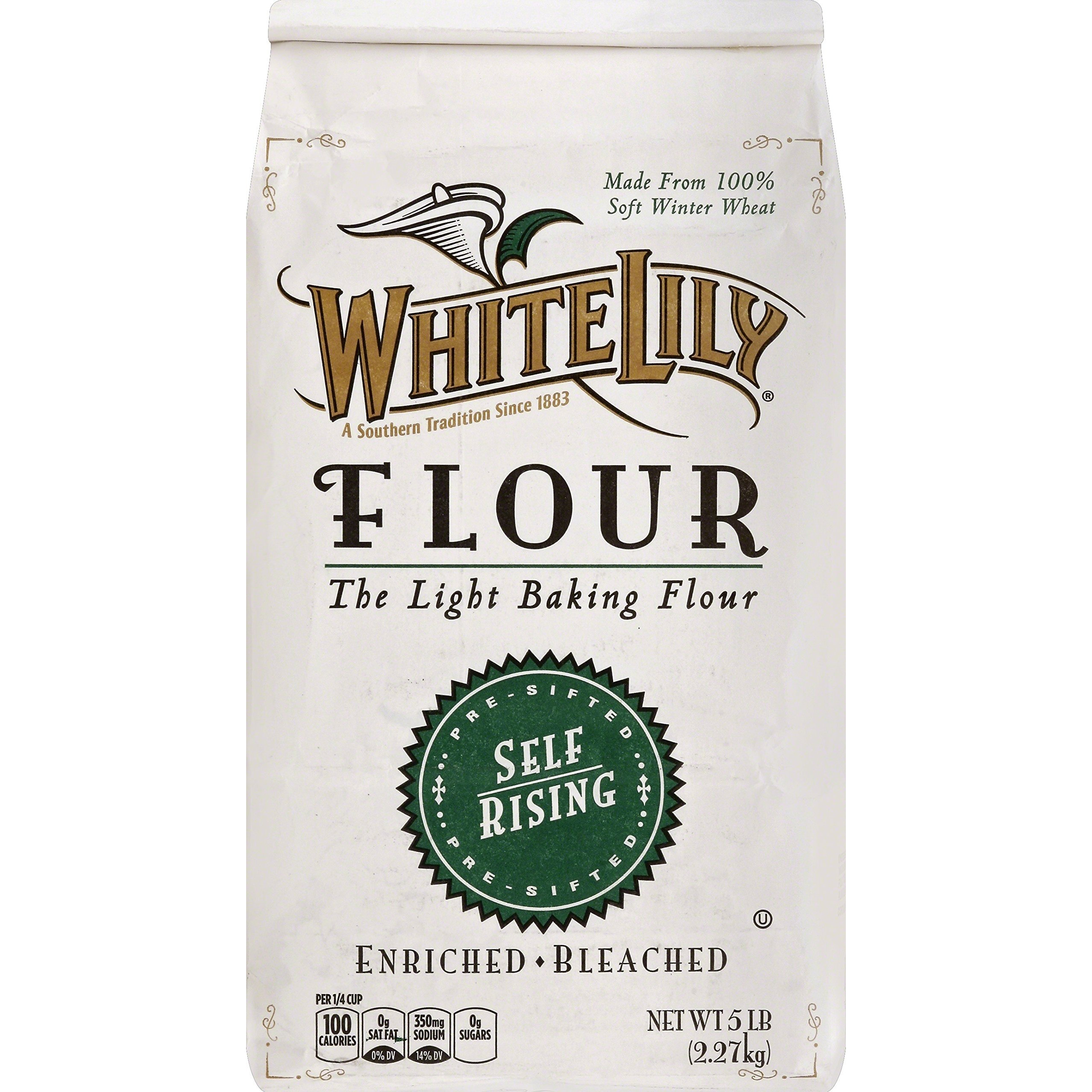 White Lily Enriched Bleached Self Rising Flour, 80 Oz