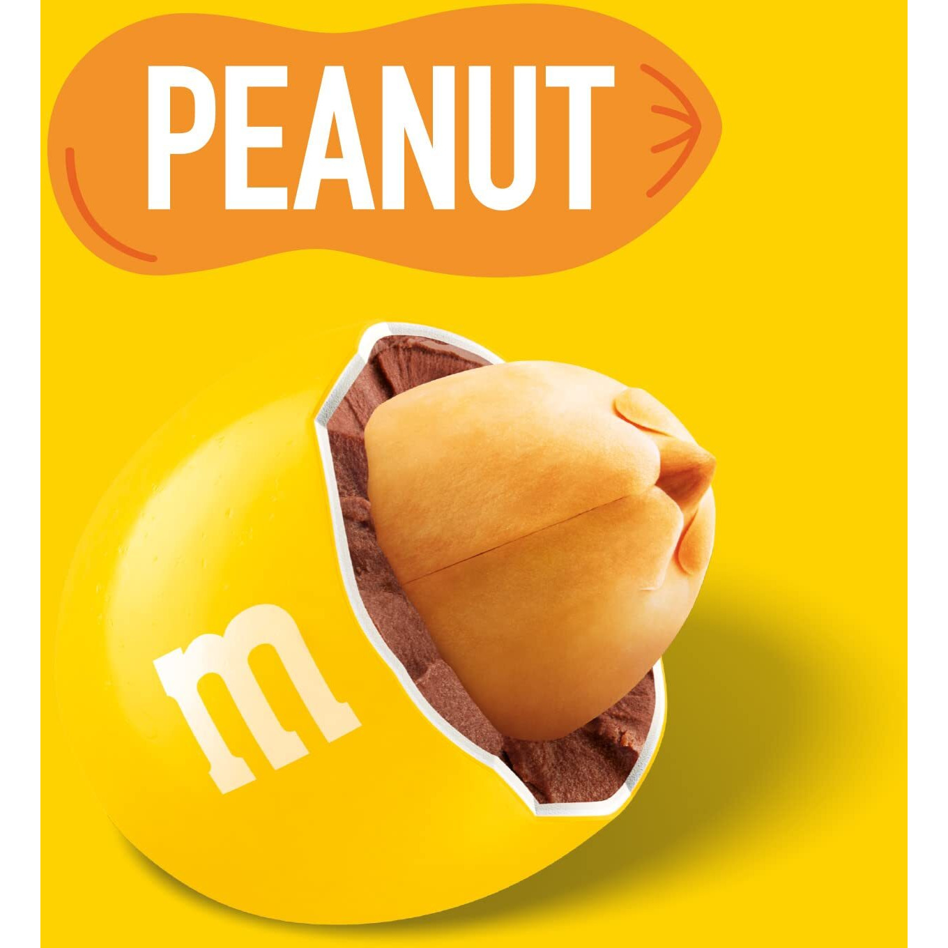 M&Ms Peanut Yellow Chocolate Candy - 2Lbs Of Bulk Candy In Resealable Pack For Candy Buffet, Birthday Parties, Theme Meetings, Candy Bar, Sweet Stuff For Diy Party Favors Or Edible Decoration